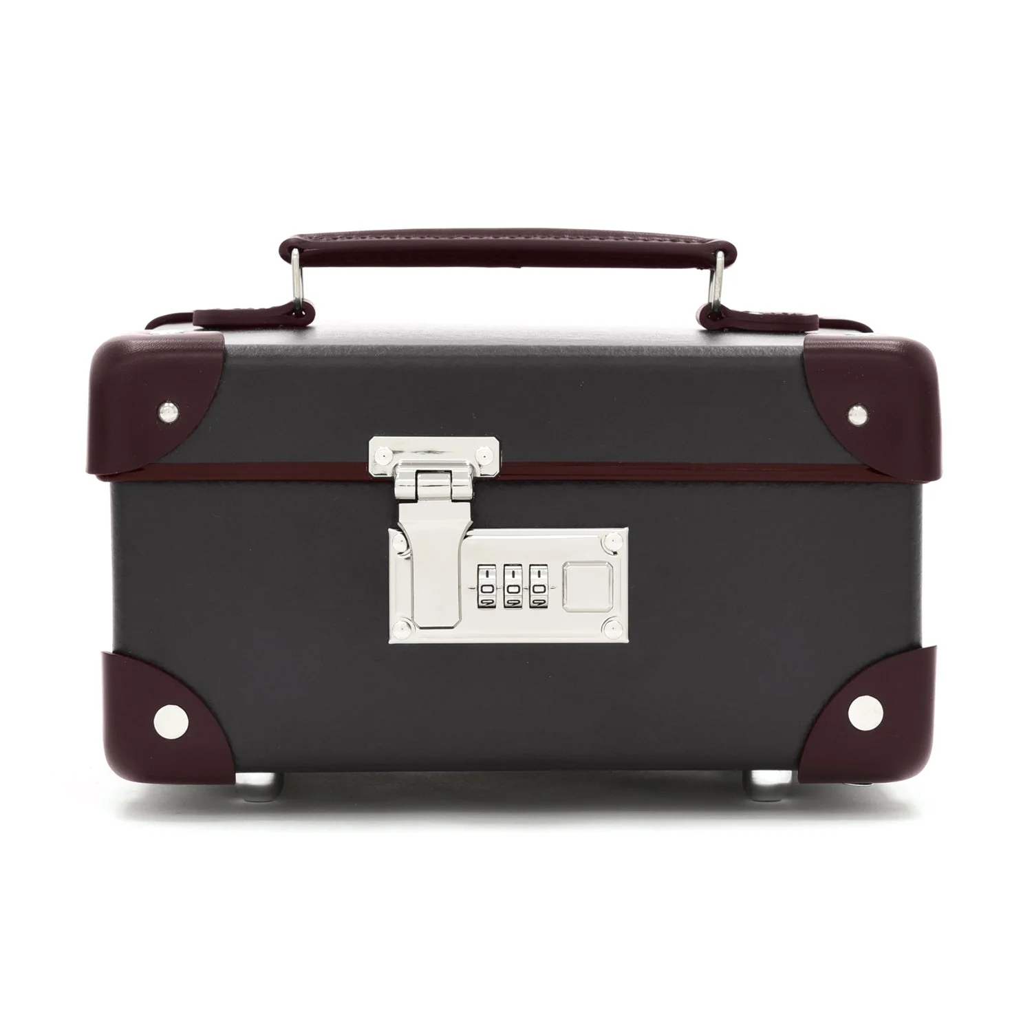 Centenary · Jewellery Case | Brown/Burgundy/Chrome - Image 2