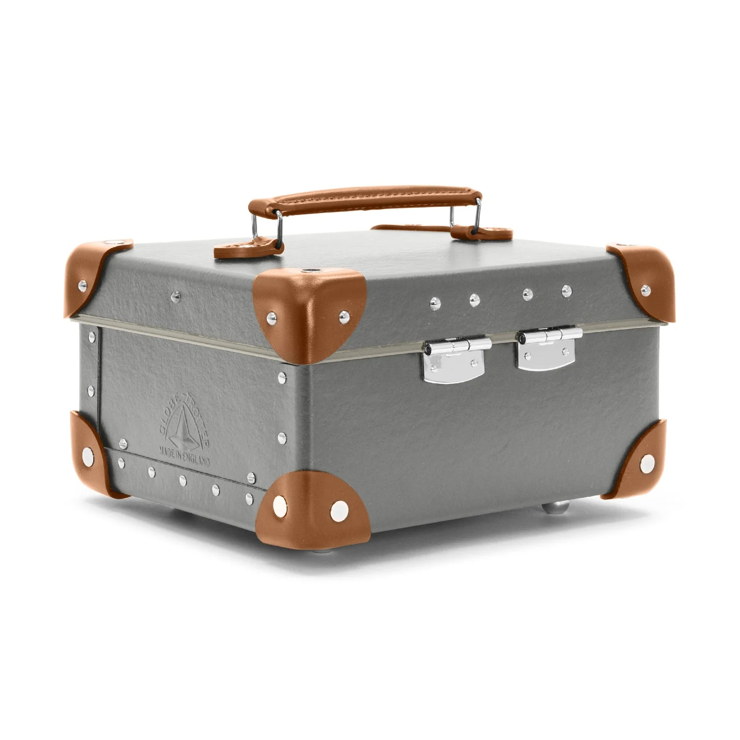 Centenary · Jewellery Case | Grey/Caramel/Chrome - Image 5