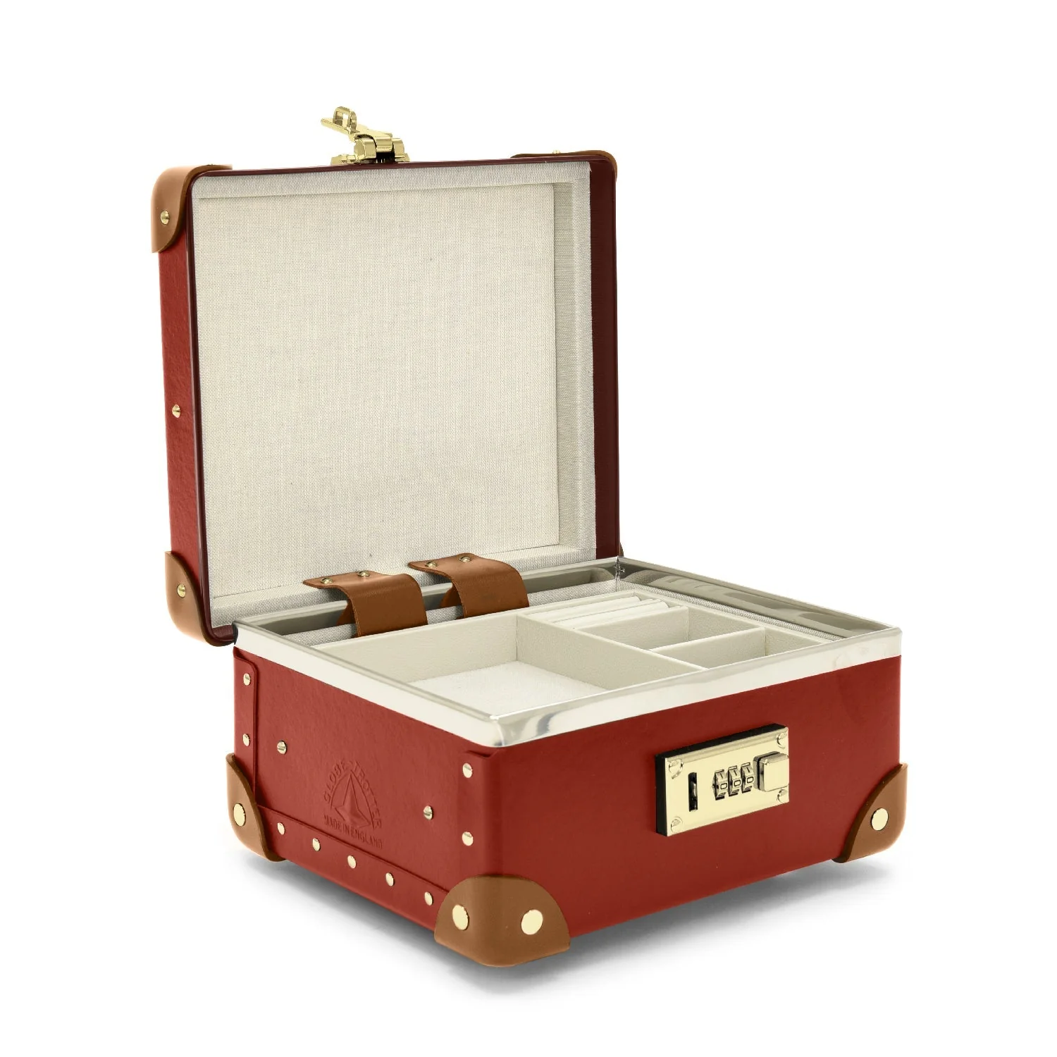 Centenary · Jewellery Case | Red/Caramel/Gold - Image 3