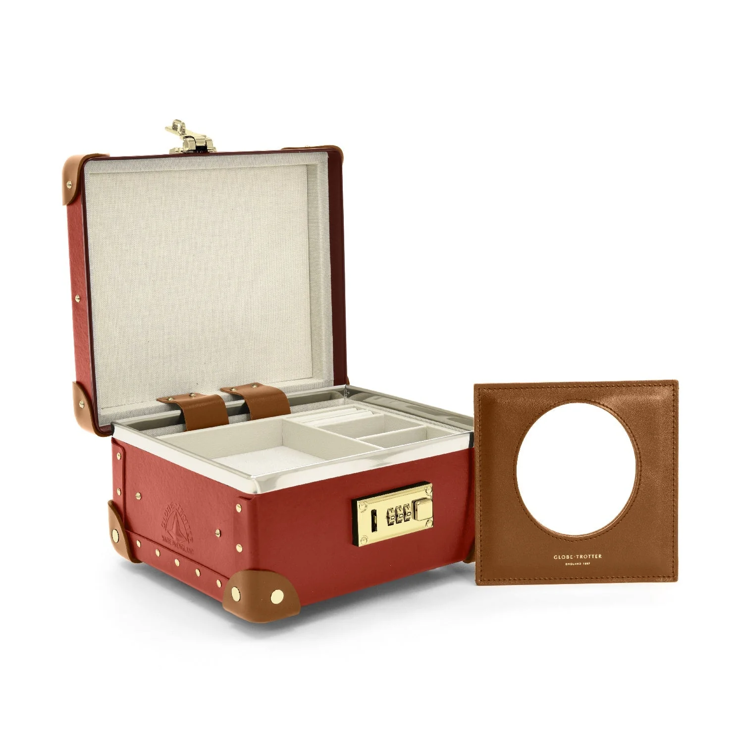 Centenary · Jewellery Case | Red/Caramel/Gold - Image 4