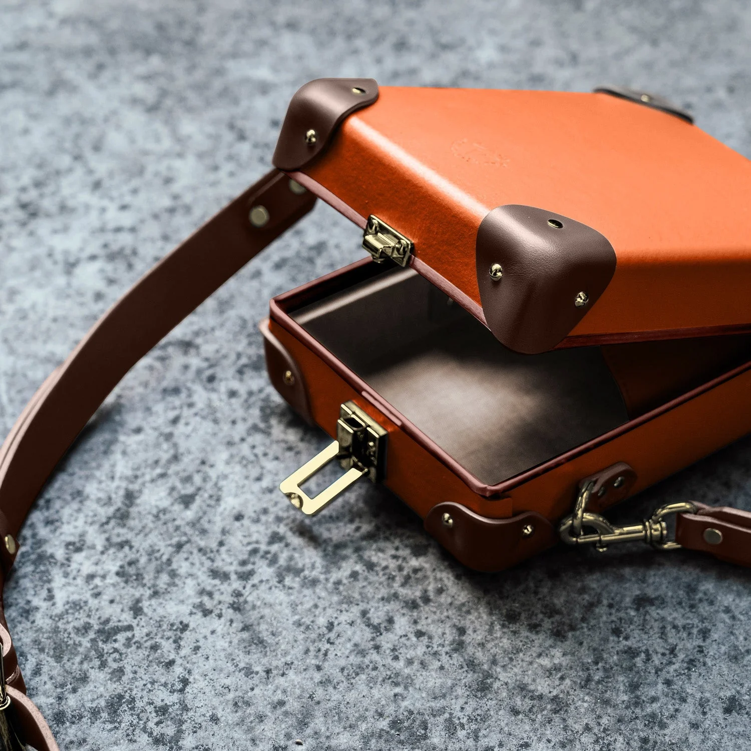 Centenary · Messenger Case | Orange/Brown/Gold - Image 5