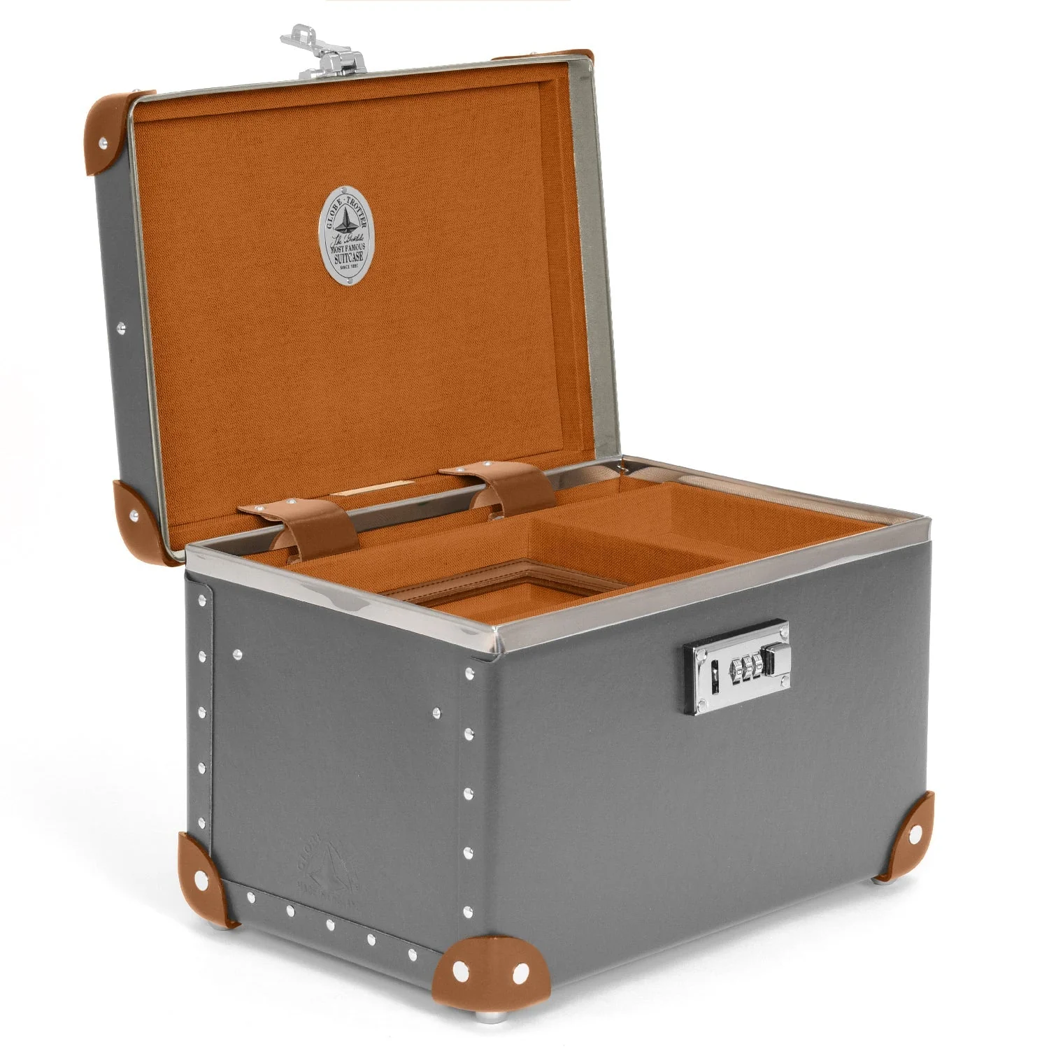 Centenary · Vanity Case | Grey/Caramel/Chrome - Image 3