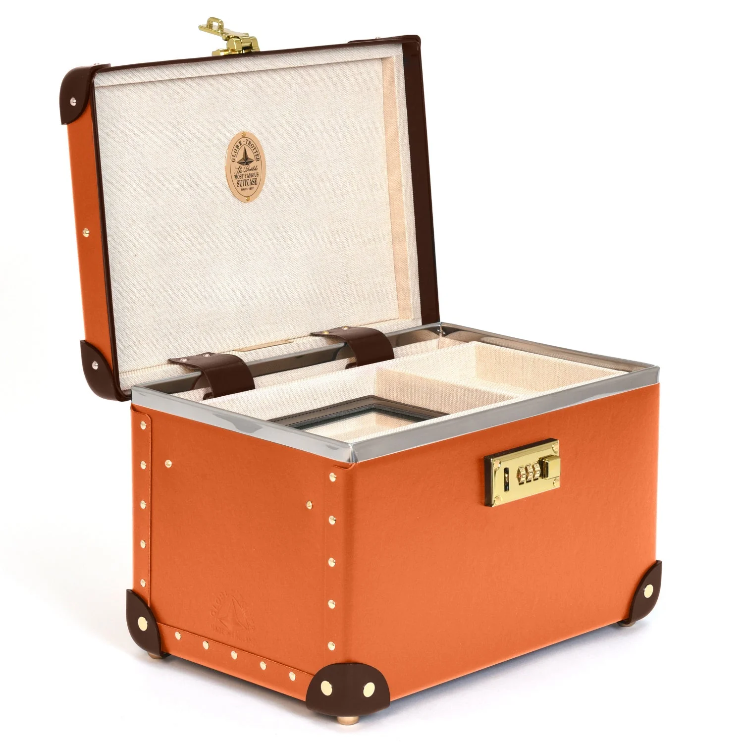 Centenary · Vanity Case | Orange/Brown/Gold - Image 3