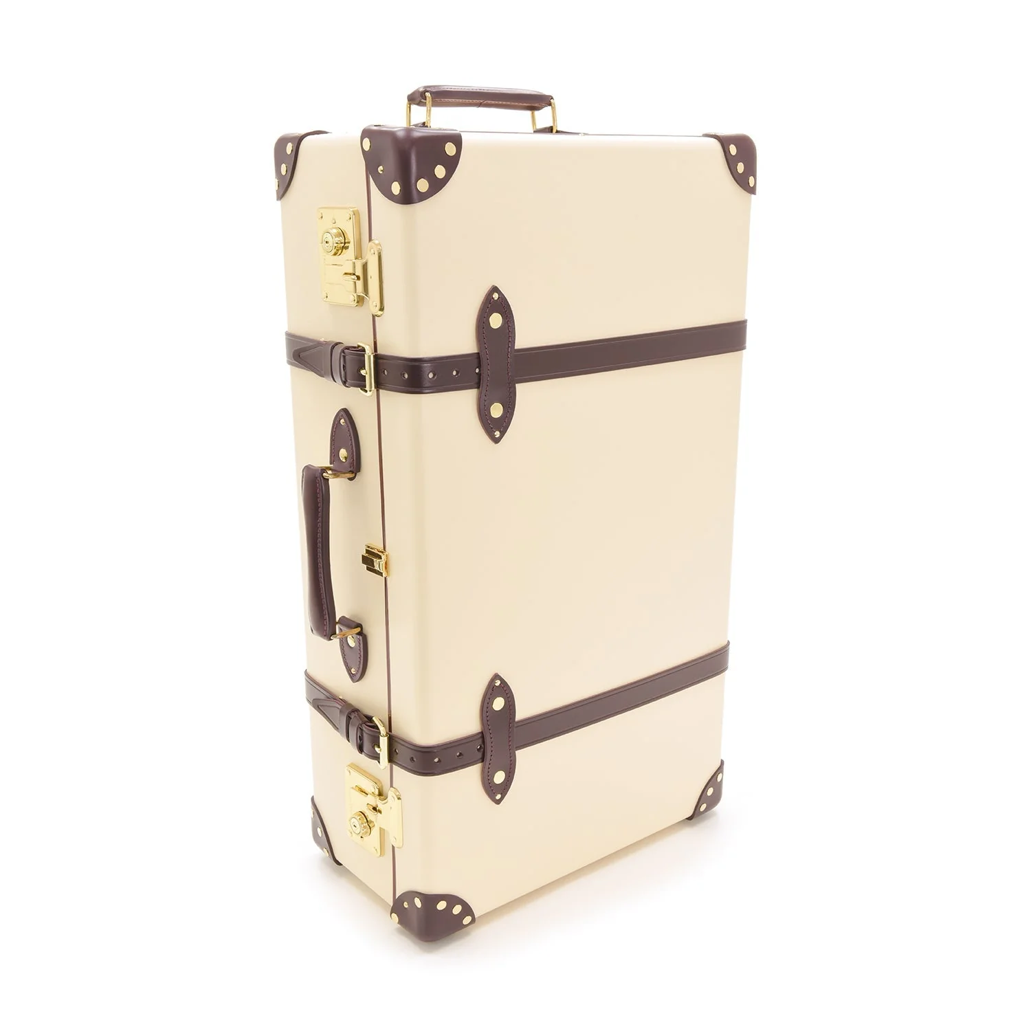 Chelsea Garden · Large Suitcase | Ivory/Burgundy/Gold - Image 3