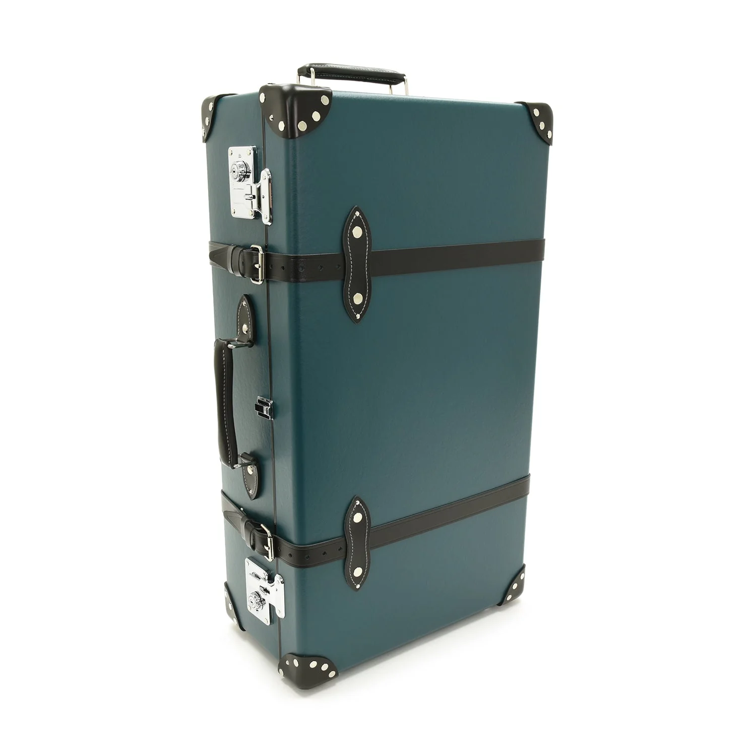 Chelsea Garden · Large Suitcase | Blue/Black/Chrome - Image 4