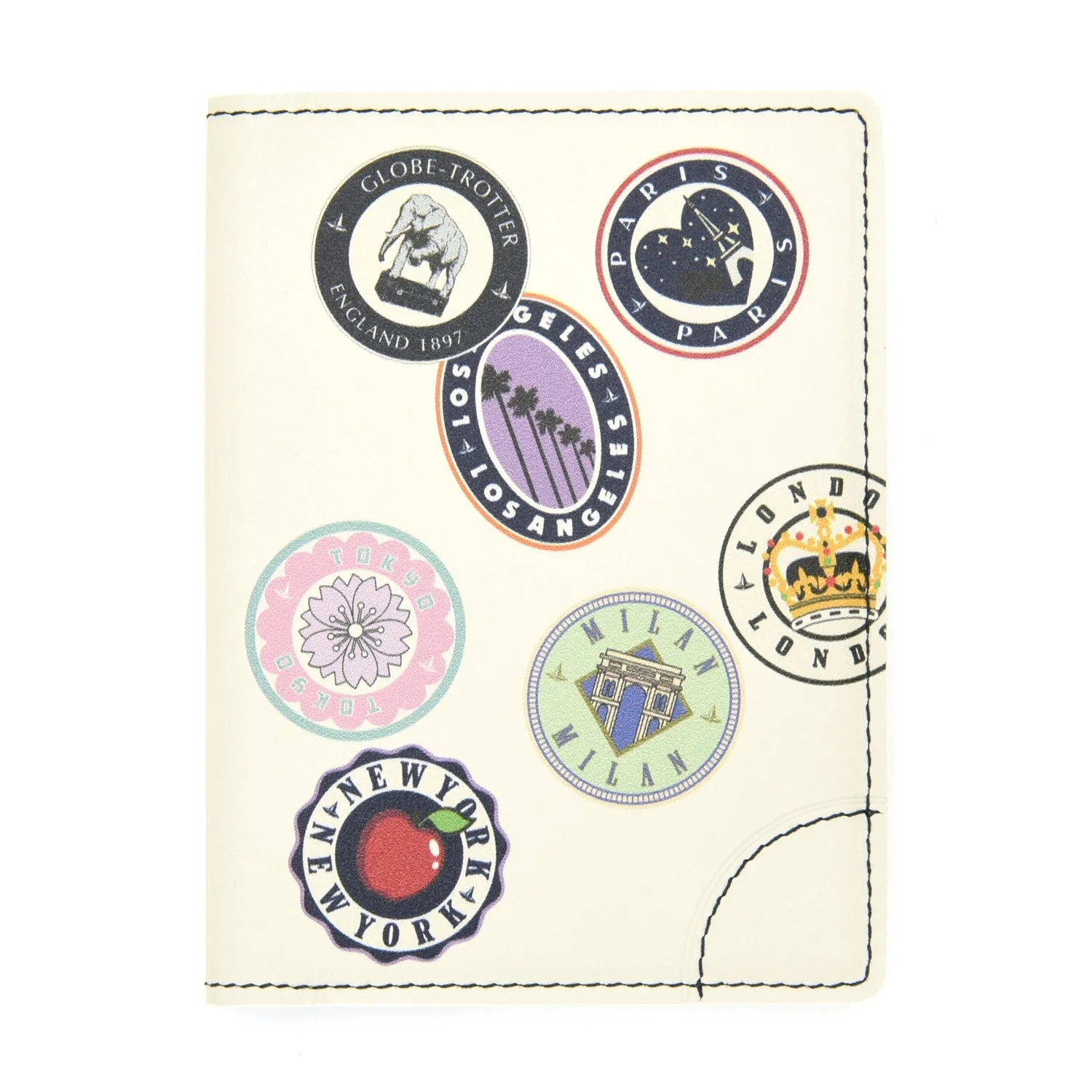 City Passport · Passport Sleeve | Ivory/Navy