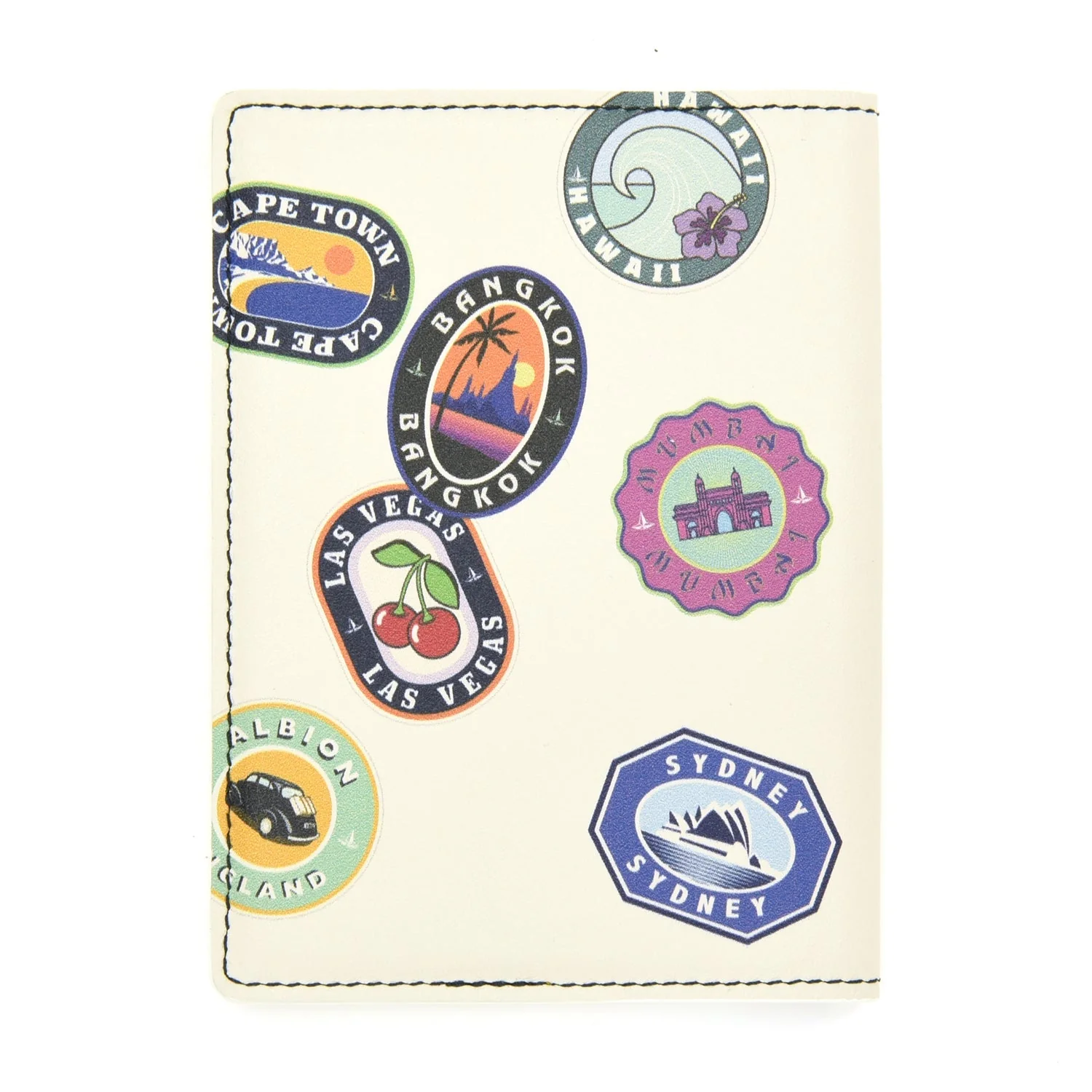 City Passport · Passport Sleeve | Ivory/Navy - Image 2