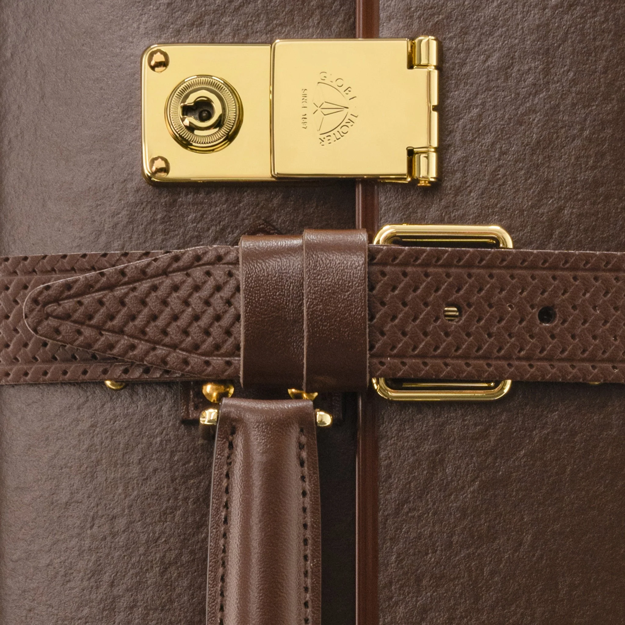 Cotswolds · Carry-On - 4 Wheels | Brown/Orange/Gold - Image 11