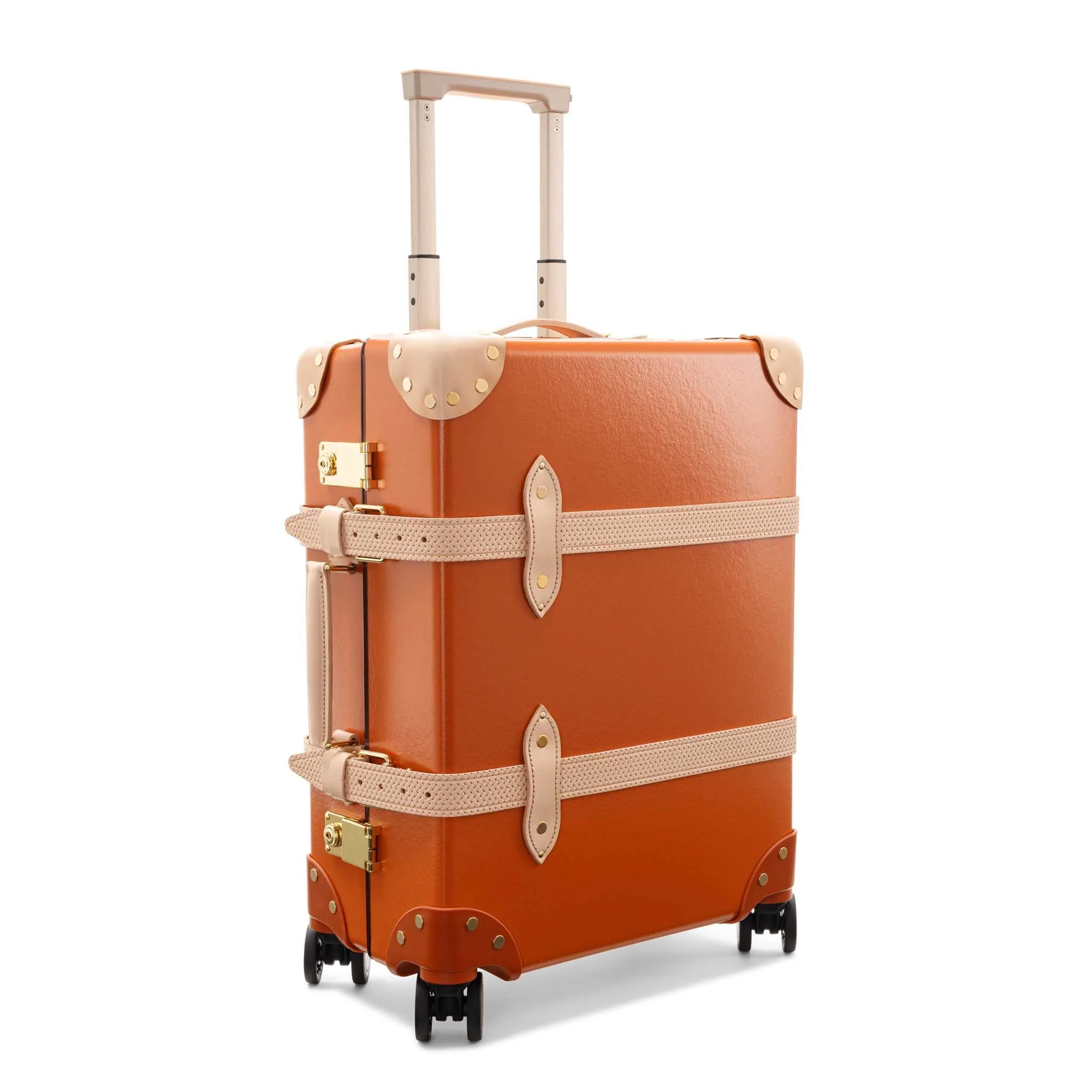 Cotswolds · Carry-On - 4 Wheels | Orange/Natural/Gold - Image 2
