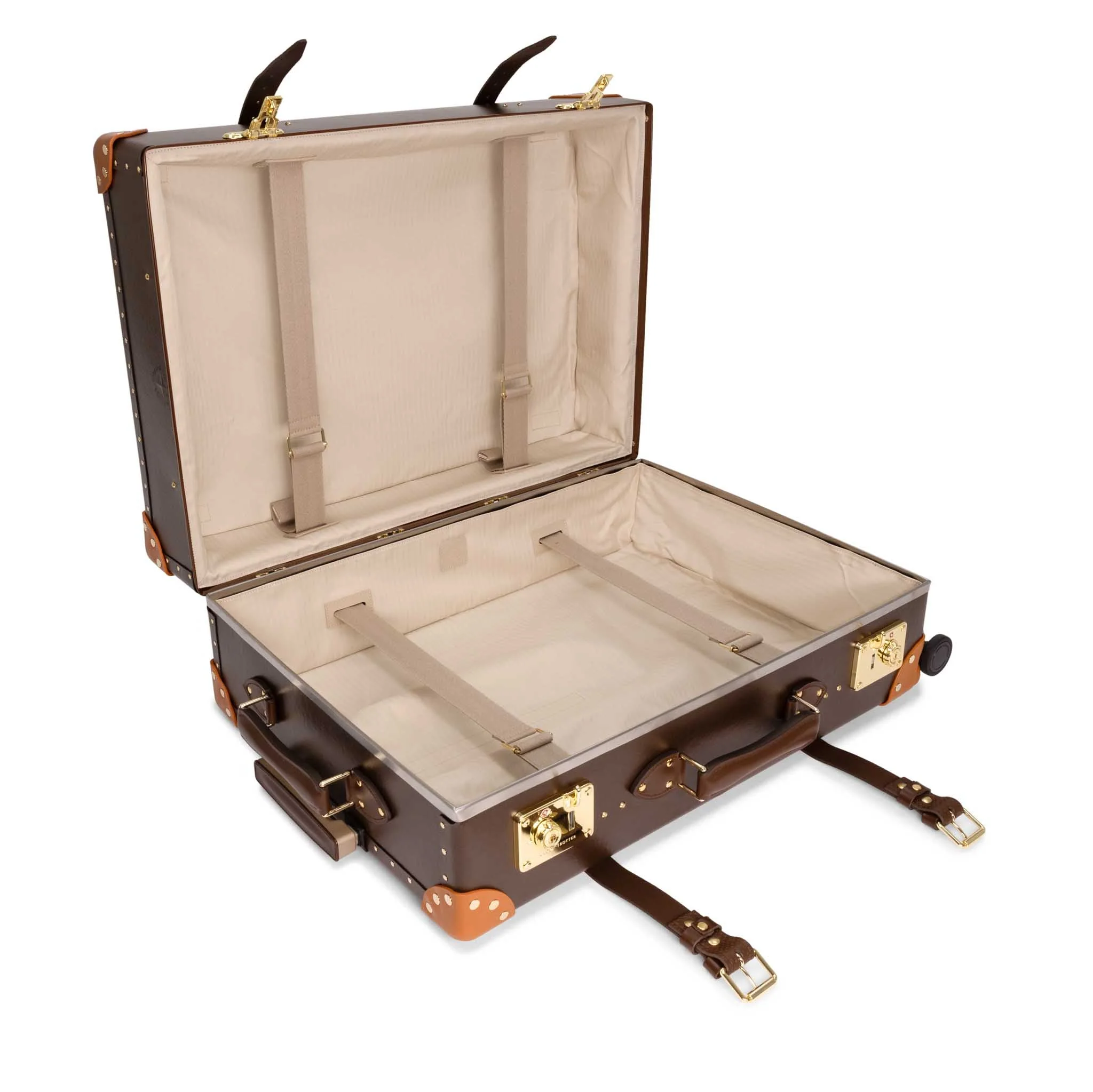 Cotswolds · Large Check-In - 4 Wheels | Brown/Orange/Gold - Image 10