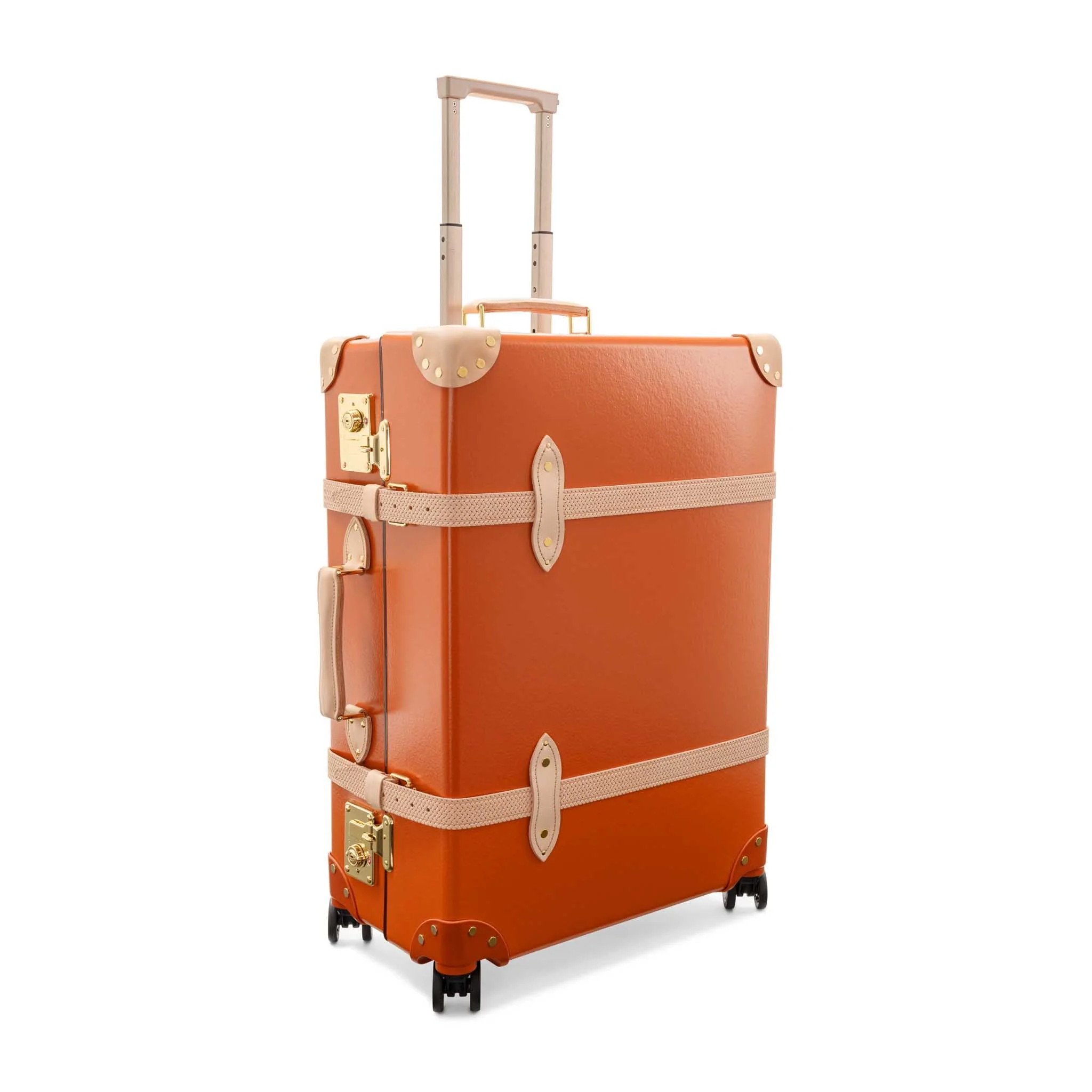Cotswolds · Large Check-In - 4 Wheels | Orange/Natural/Gold - Image 2
