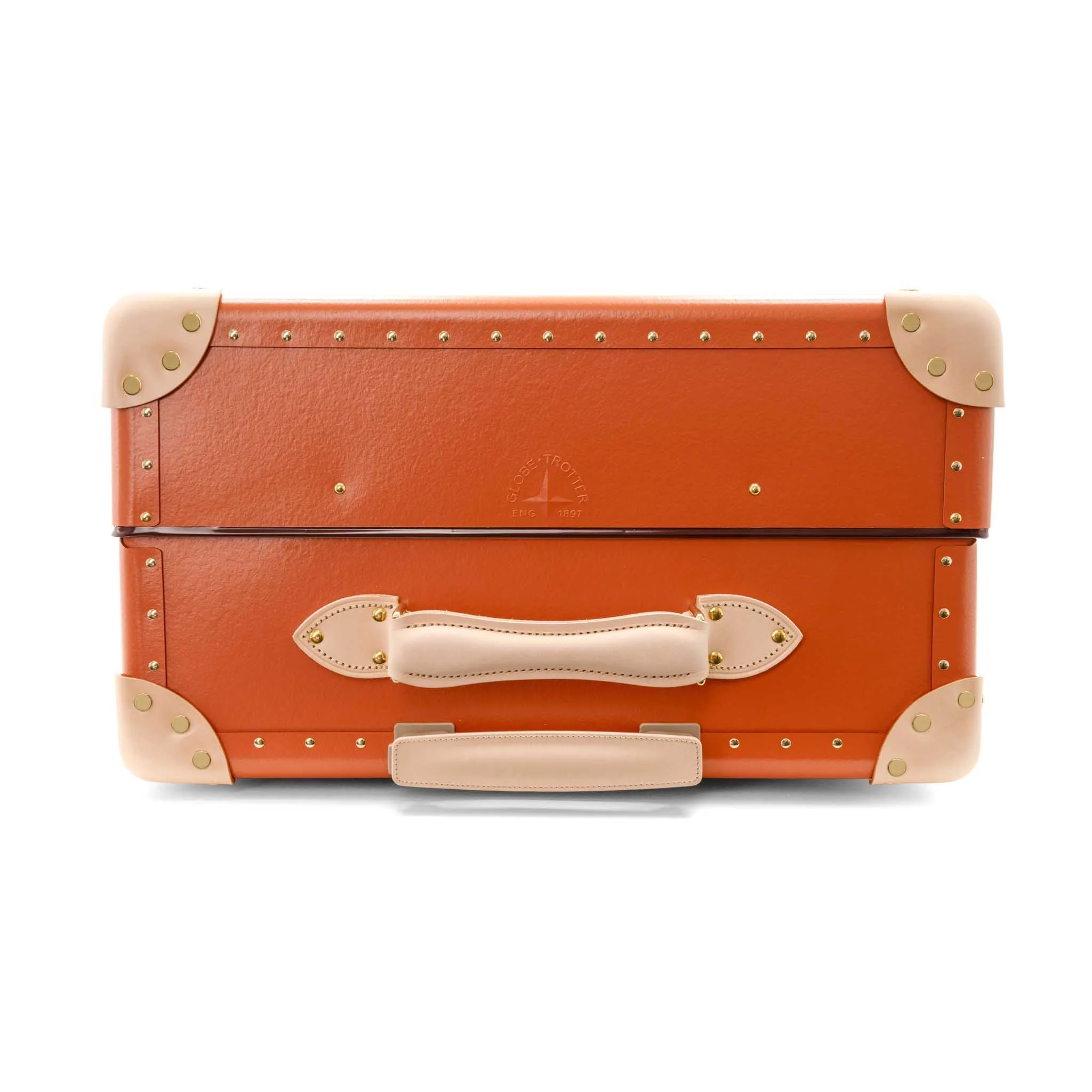 Cotswolds · Large Check-In - 4 Wheels | Orange/Natural/Gold - Image 7