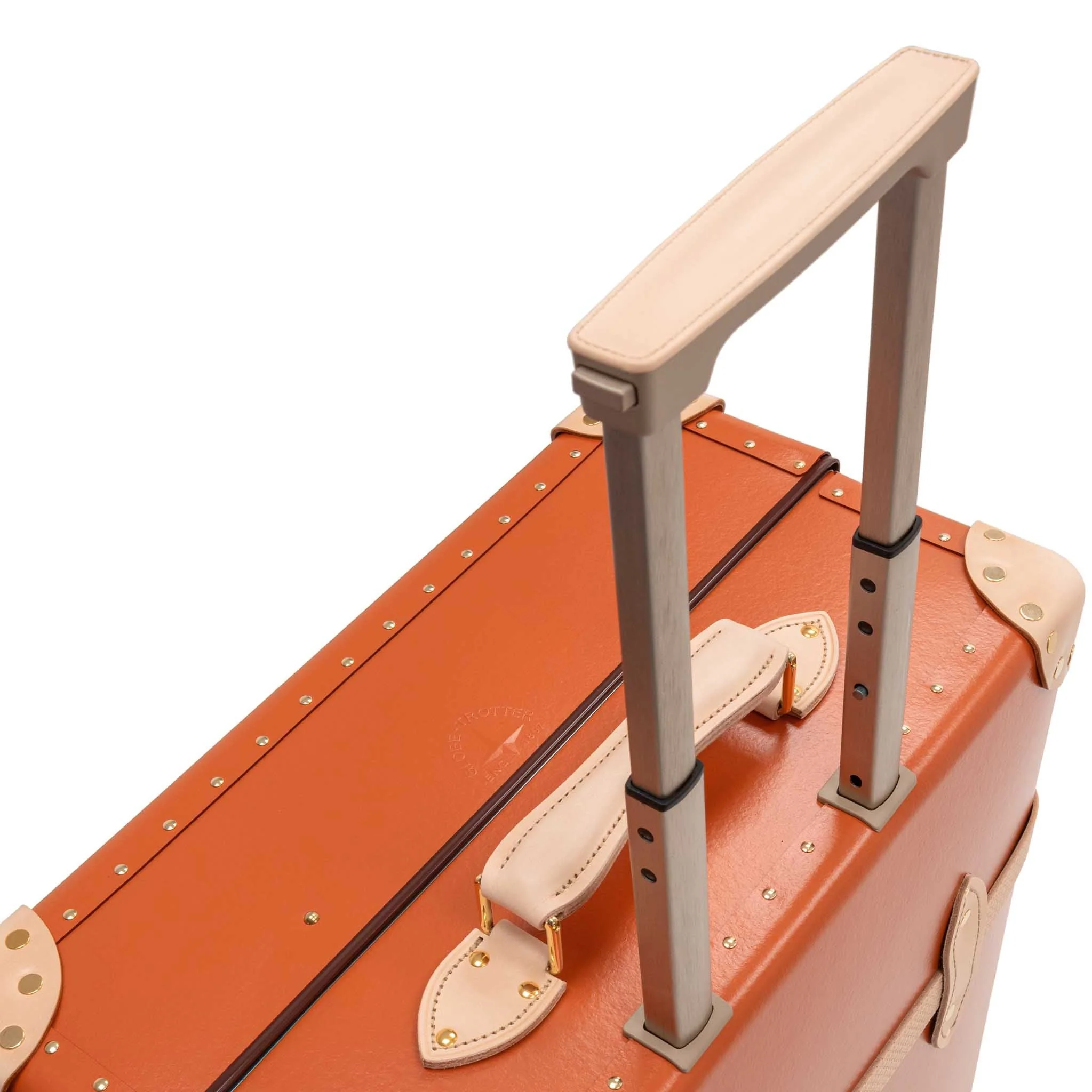 Cotswolds · Large Check-In - 4 Wheels | Orange/Natural/Gold - Image 8