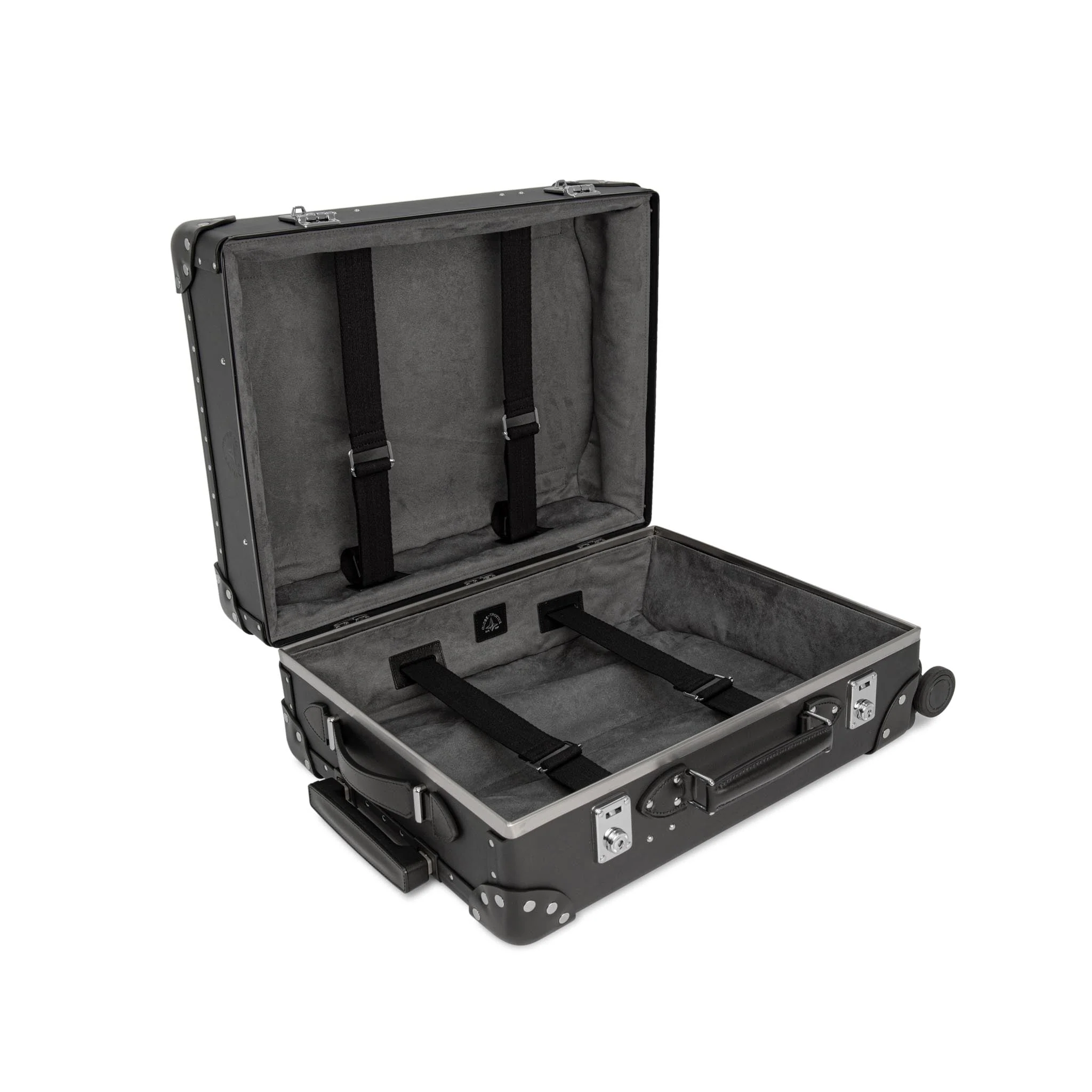 Crafted · Carry-On - 4 Wheels | Black/Black/Chrome - Image 8