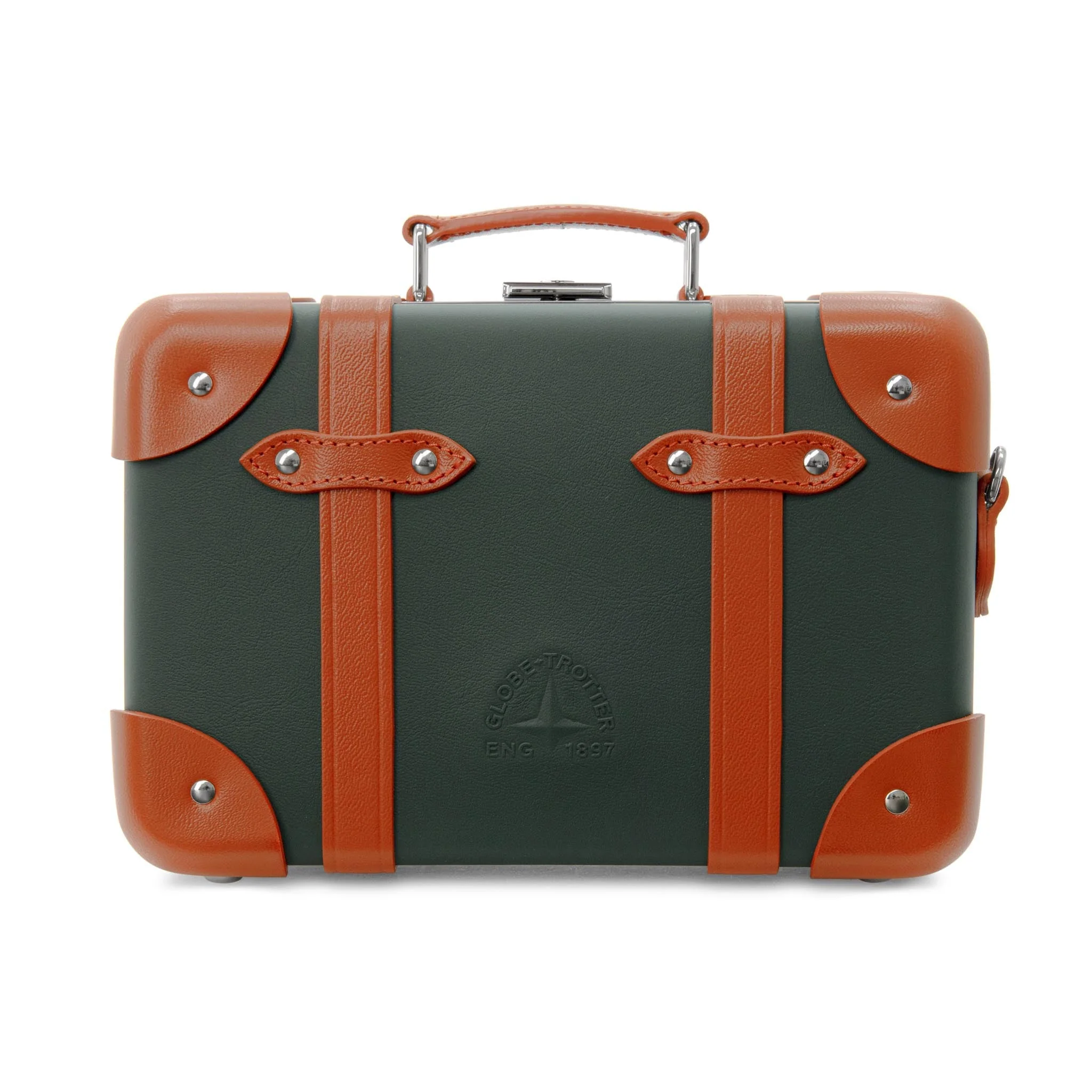 Crafted · Micro Case | Leaf/Orange/Chrome