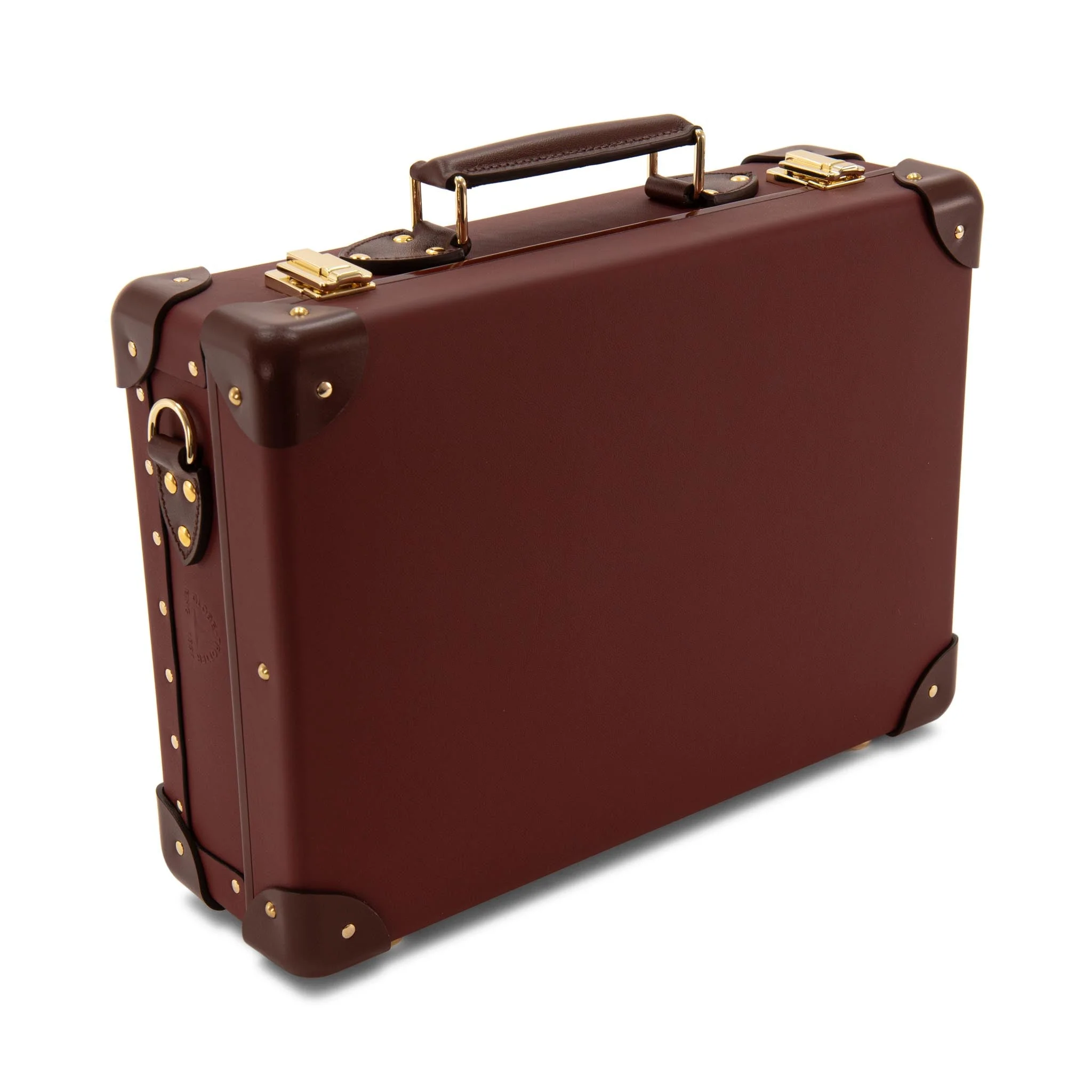 Crafted · Small Attaché | Sherry Red/Brown/Gold - Image 2