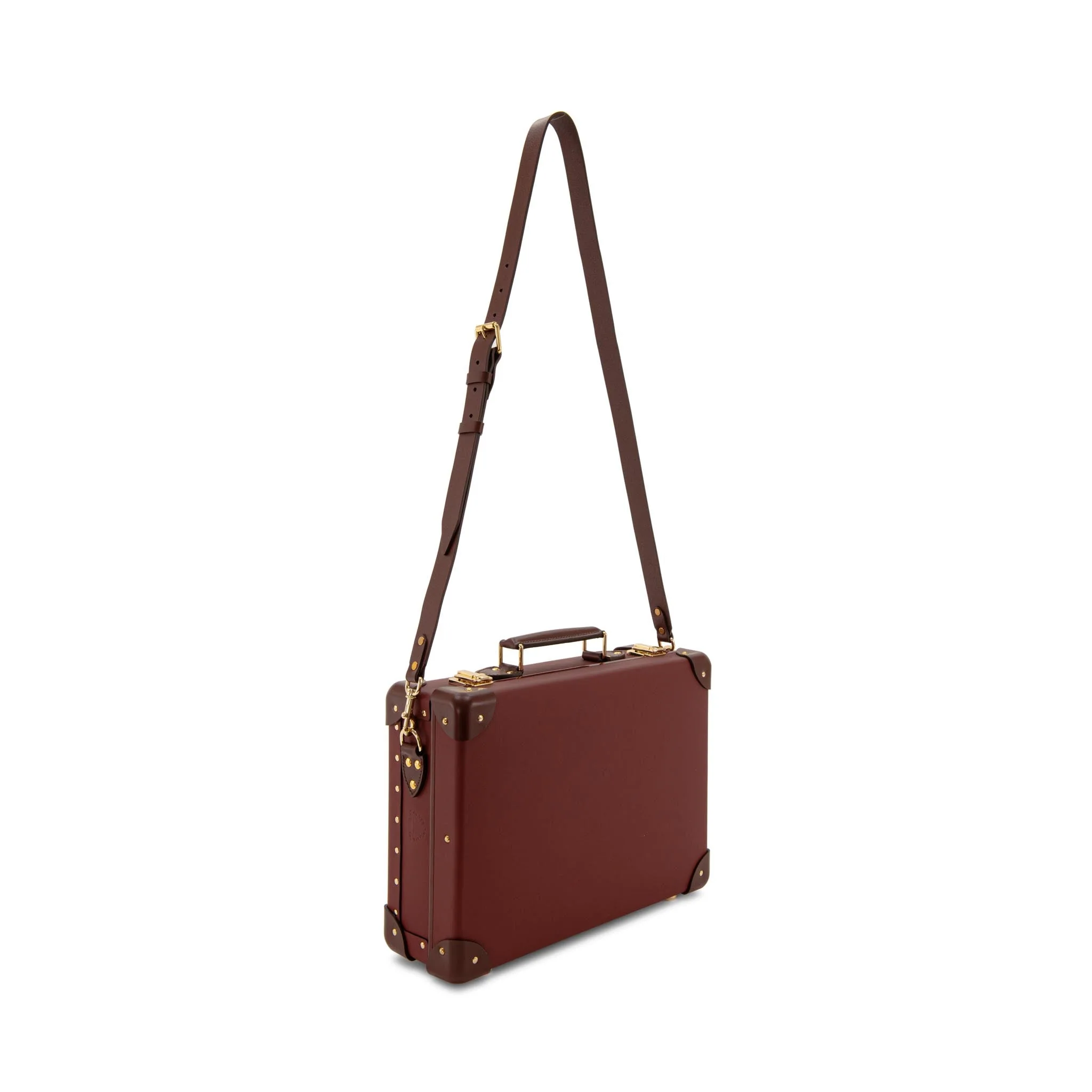Crafted · Small Attaché | Sherry Red/Brown/Gold - Image 3