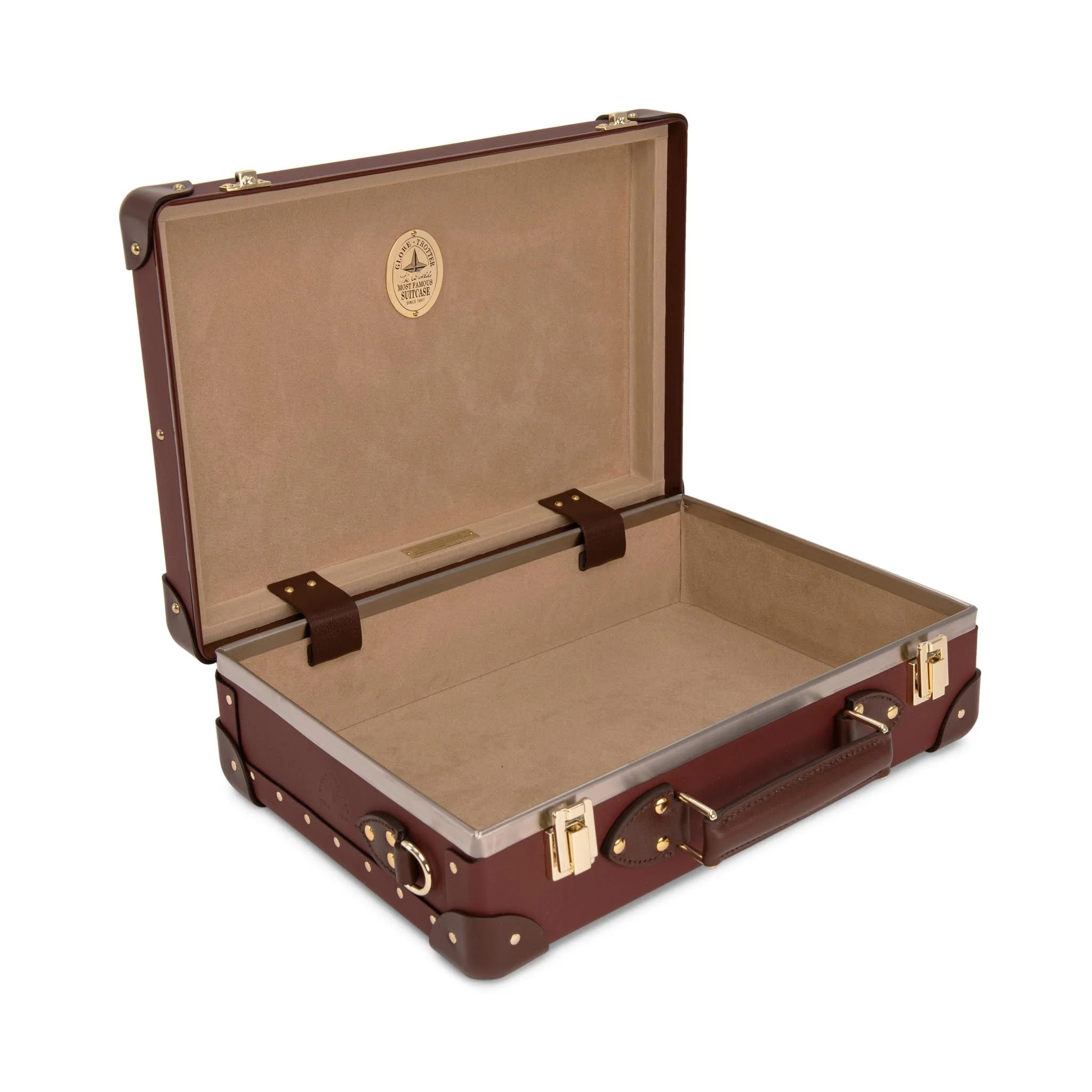 Crafted · Small Attaché | Sherry Red/Brown/Gold - Image 7