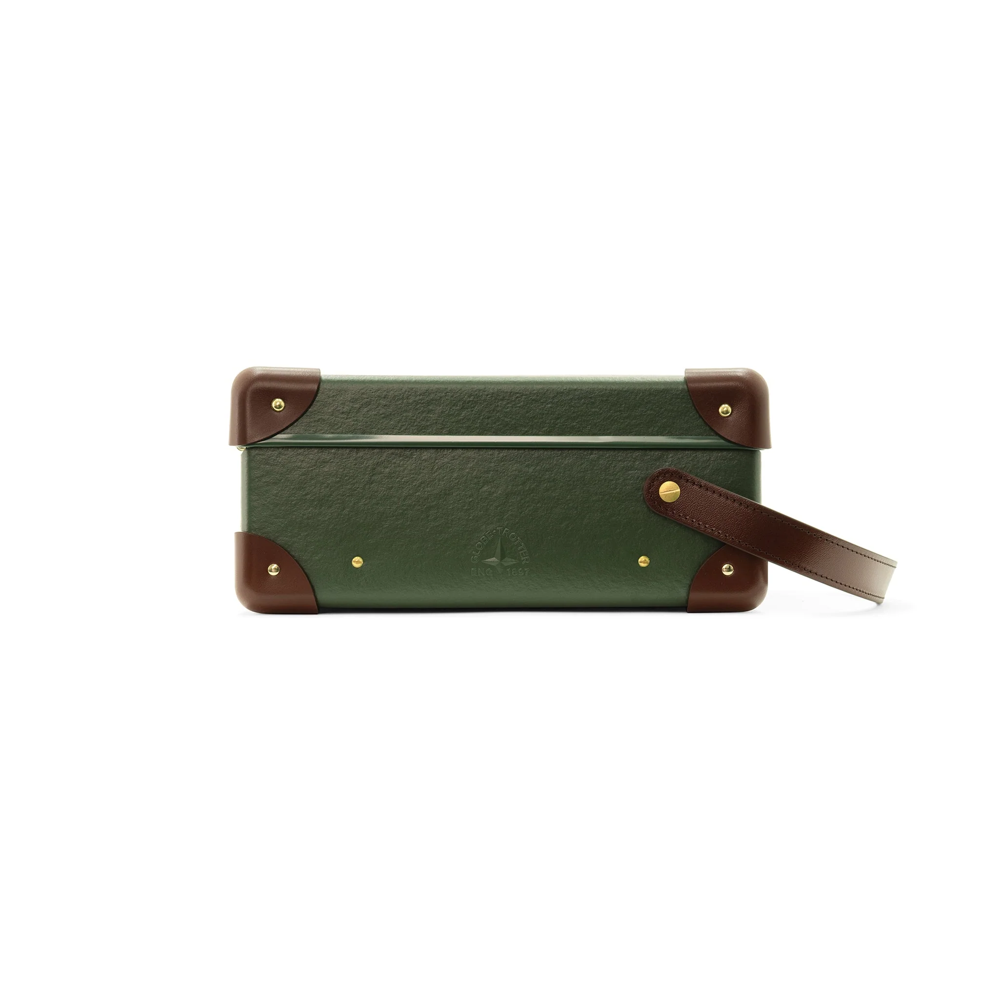 Cutler & Gross · 4-Slot Glasses Cases | Green/Brown/Gold - Image 5
