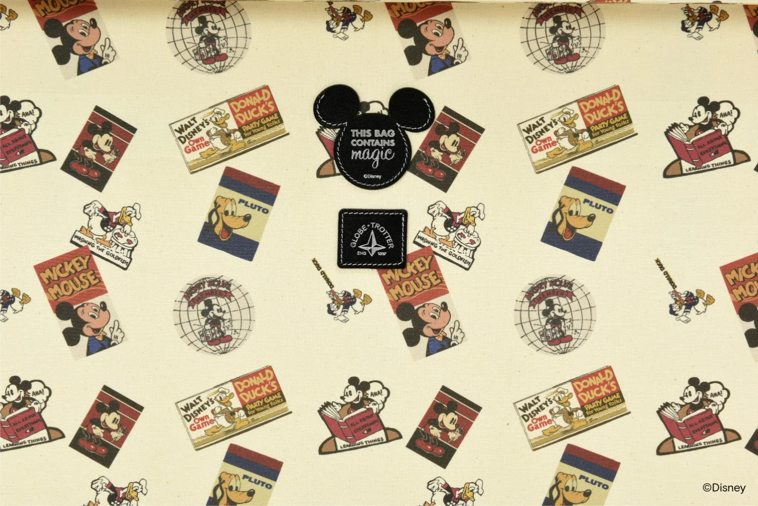 Disney · Large Suitcase | Ivory/Black/Chrome - Image 8