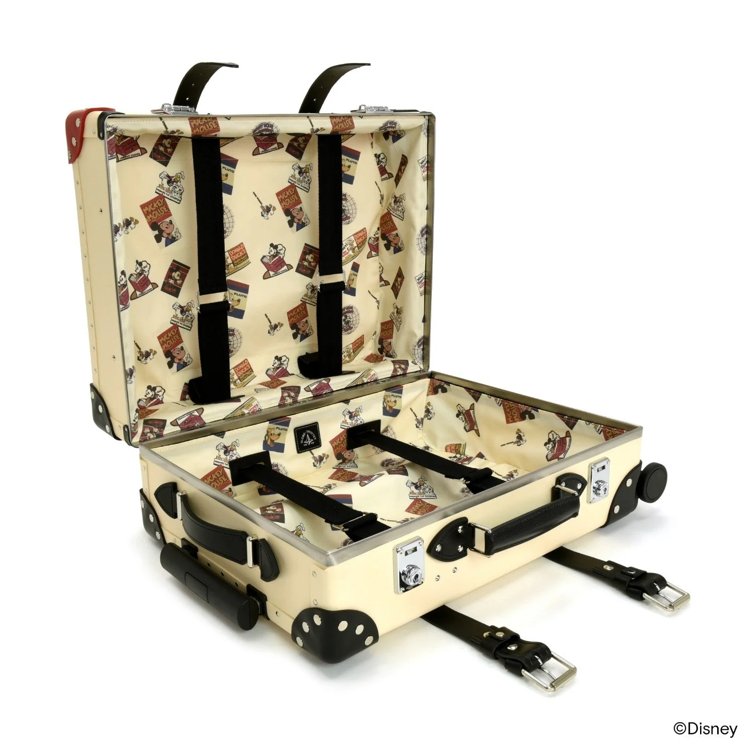 Disney · Carry-On - 4 Wheels | Ivory/Black/Chrome - Image 2