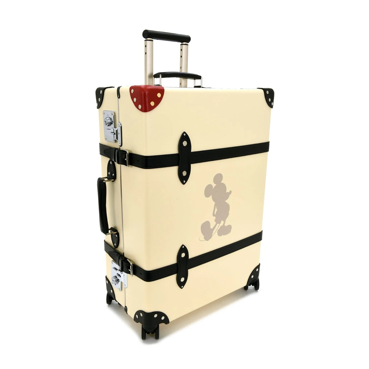 Disney · Large Check-In - 4 Wheels | Ivory/Black/Chrome - Image 5