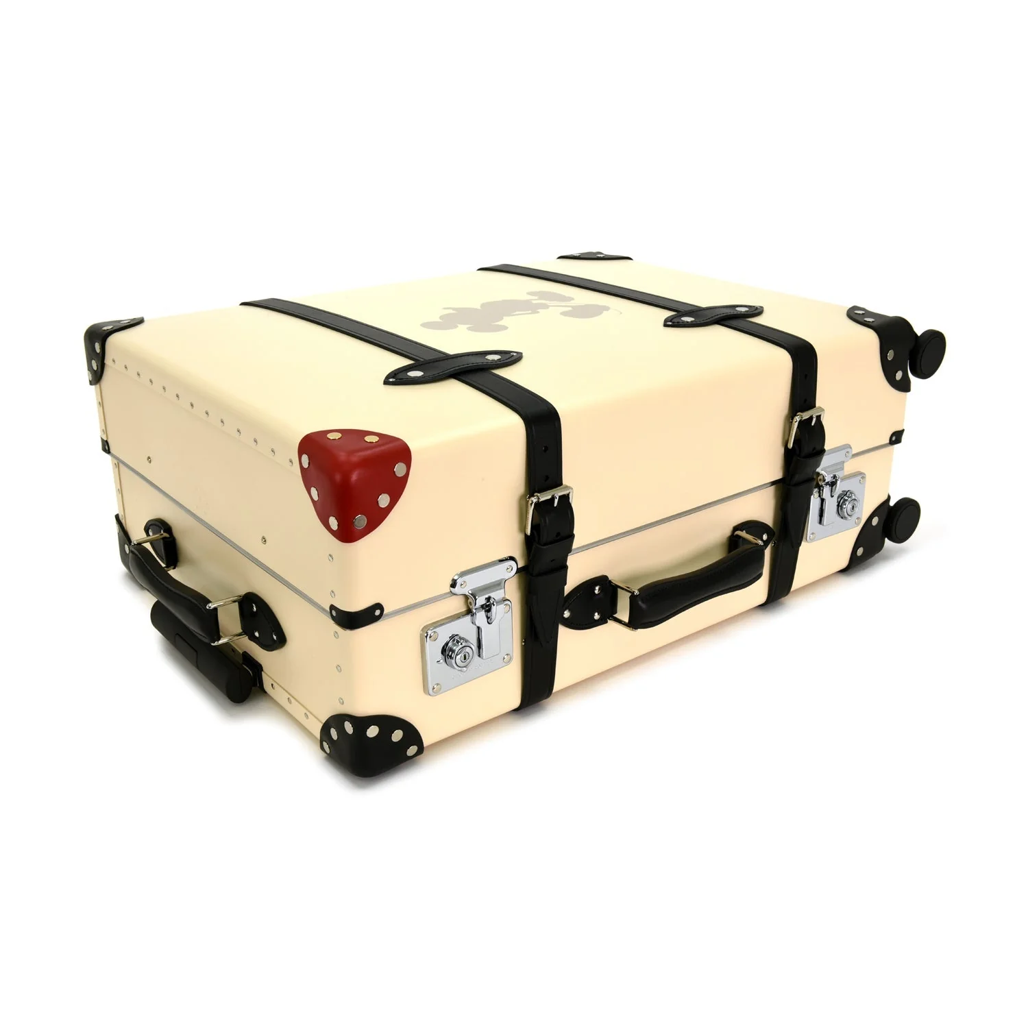 Disney · Large Check-In - 4 Wheels | Ivory/Black/Chrome - Image 6