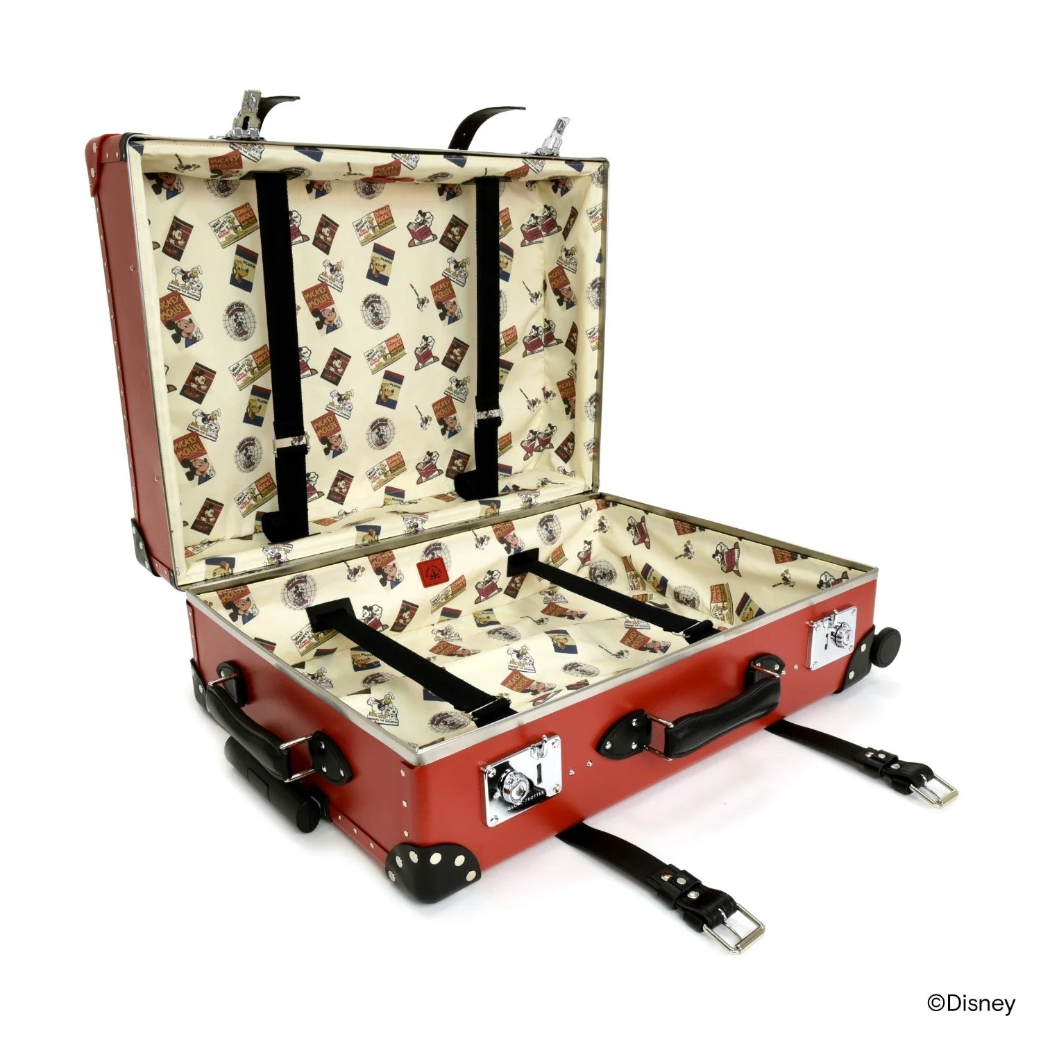 Disney · Large Check-In - 4 Wheels | Red/Black/Chrome - Image 2