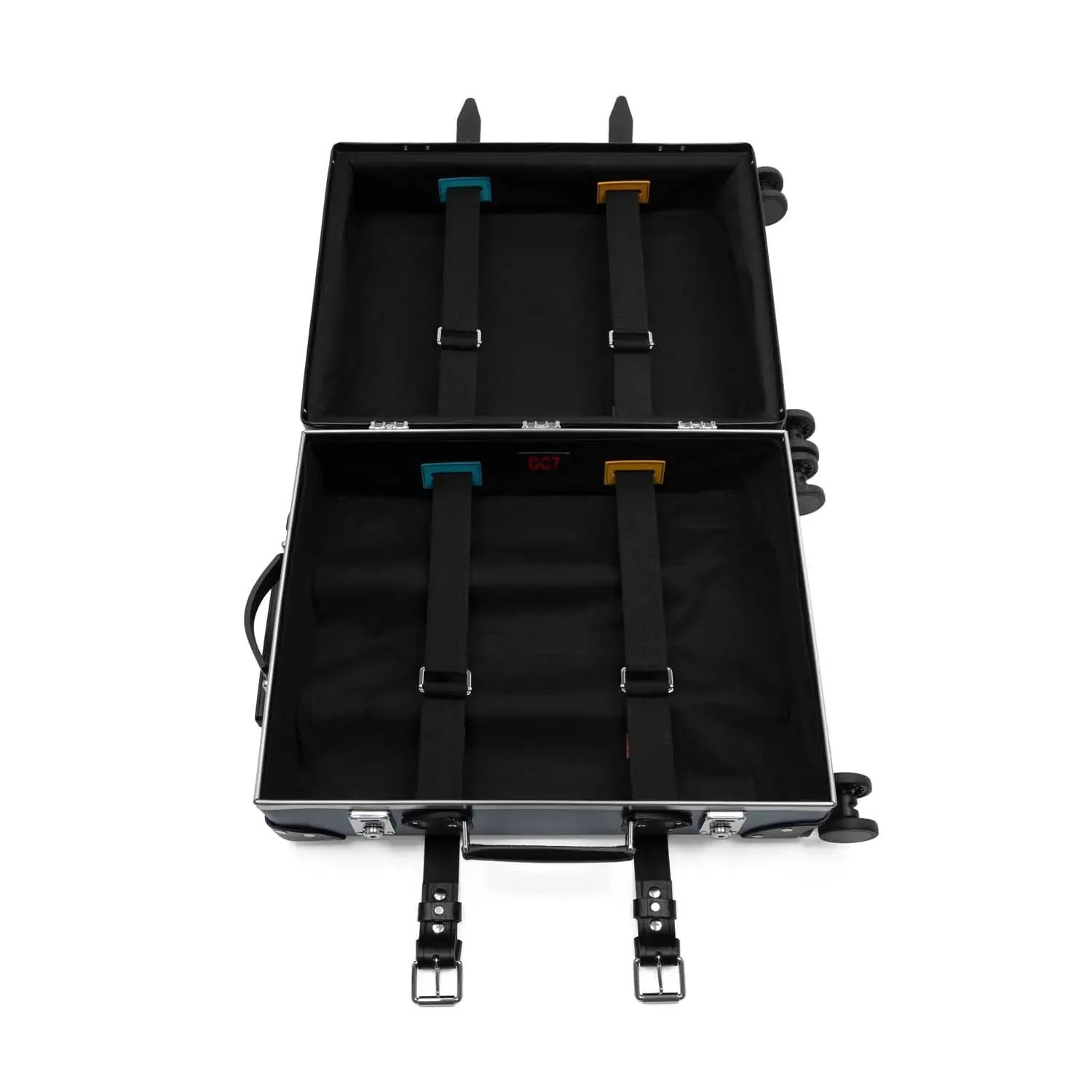 DR. NO · Carry-On - 4 Wheels | Navy/Black/Chrome - Image 8