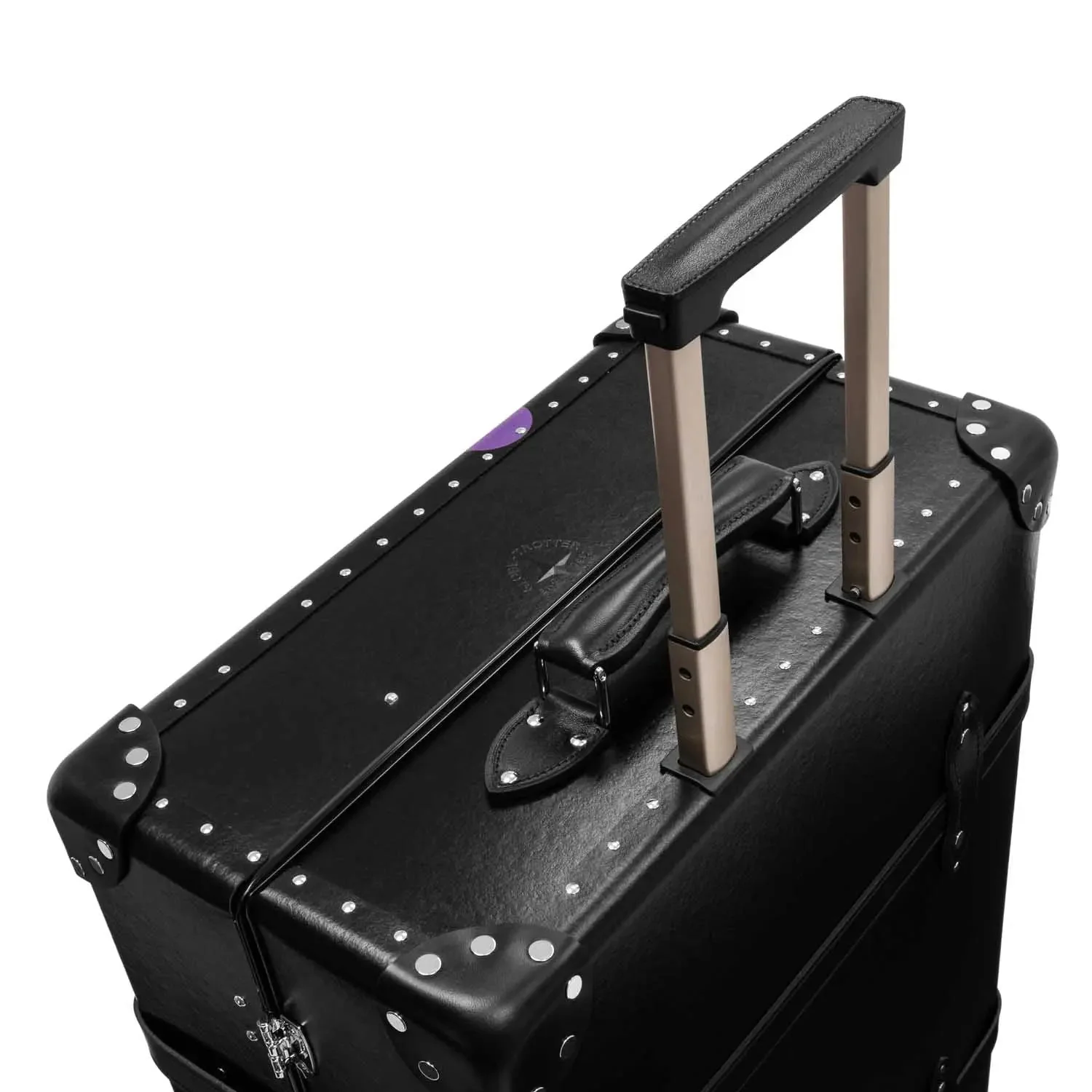 DR. NO · Large Check-In - 4 Wheels | Black/Black/Chrome - Image 6