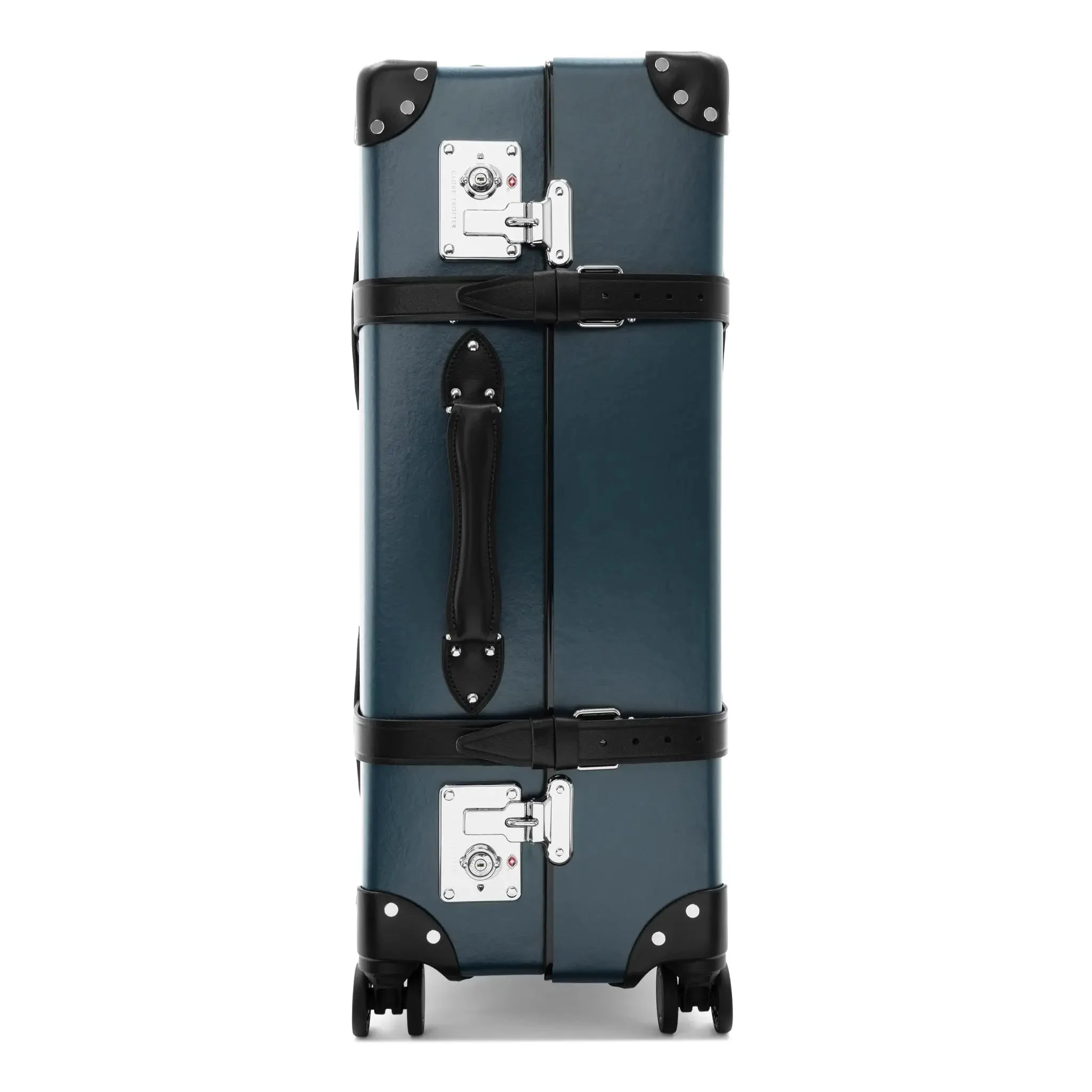 DR. NO · Large Check-In - 4 Wheels | Navy/Black/Chrome - Image 4