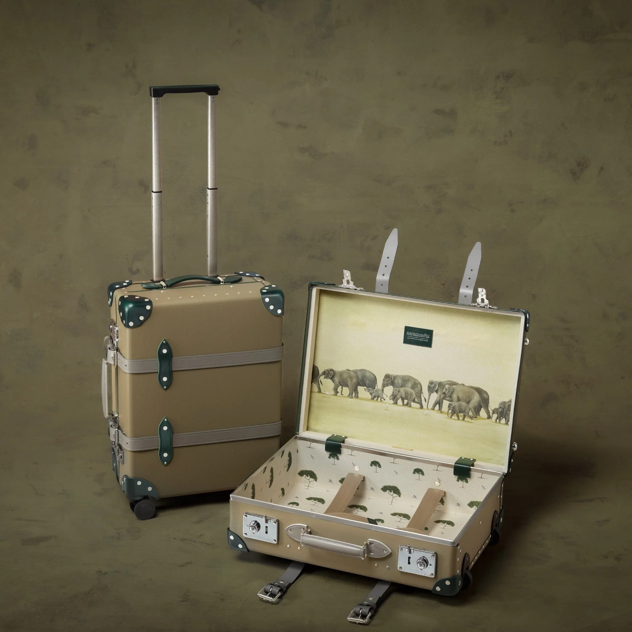 Elephant Family · Carry-On - 2 Wheels | Olive Grey/Kerry Green/Chrome - Image 11