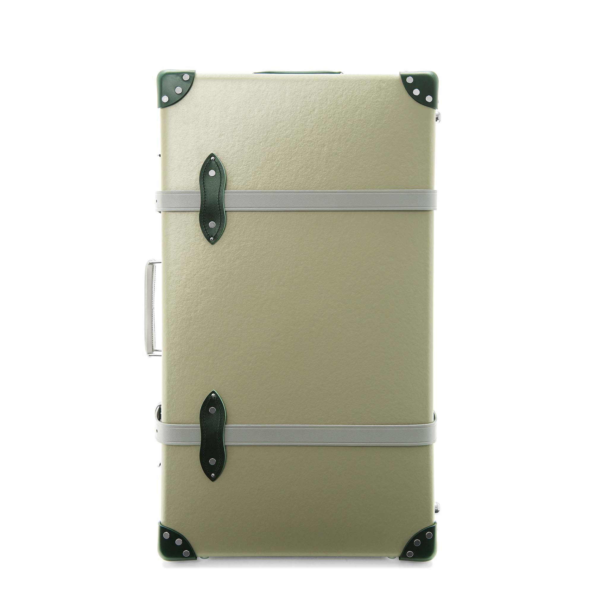 Elephant Family · Large Check-In - 2 Wheels | Olive Grey/Kerry Green/Chrome