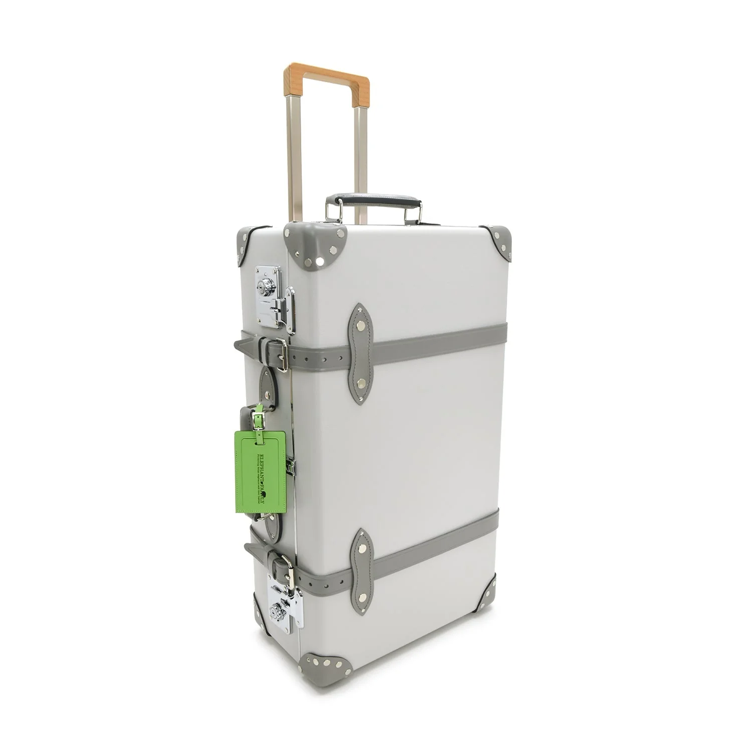 Elephant Family · Medium Check-In - 2 Wheels | Cloud Grey/Steel/Chrome - Image 3