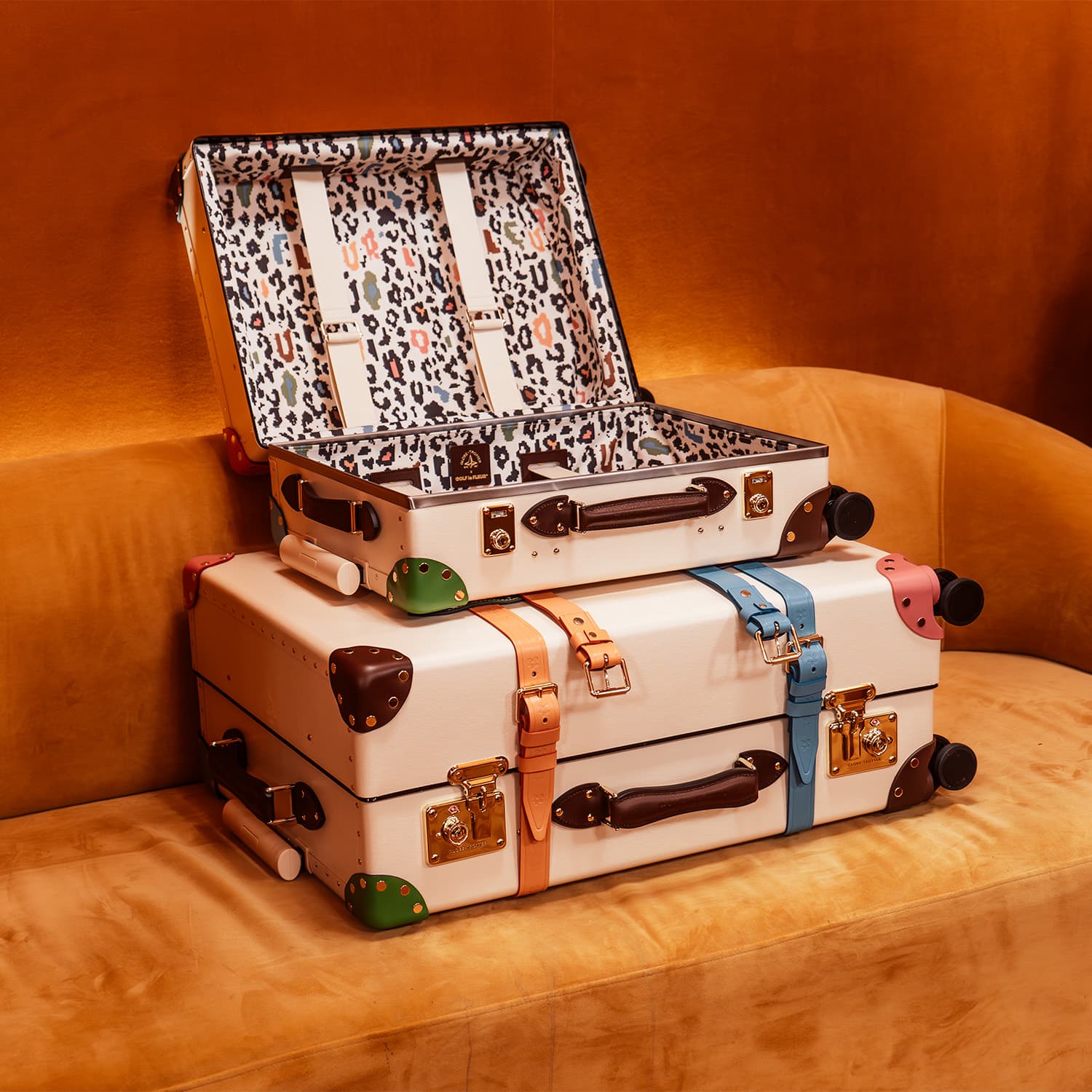 Golf Le Fleur · Carry-On - 4 Wheels | Ivory/Multi/Gold - Image 7