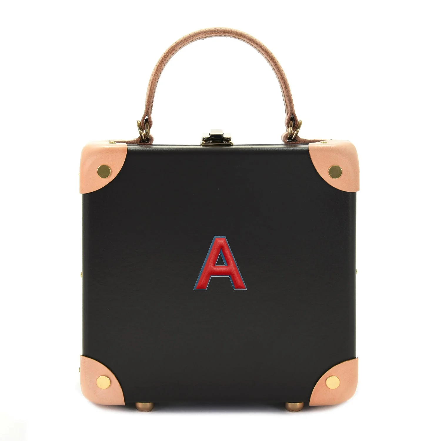 Alphabet · Leather Sticker | Red/Petrol Blue | A - Image 2