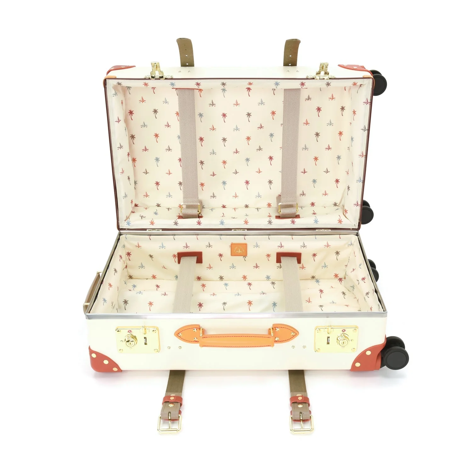 Melrose · Medium Check-In - 4 Wheels | Ivory/Multi/Gold - Image 3