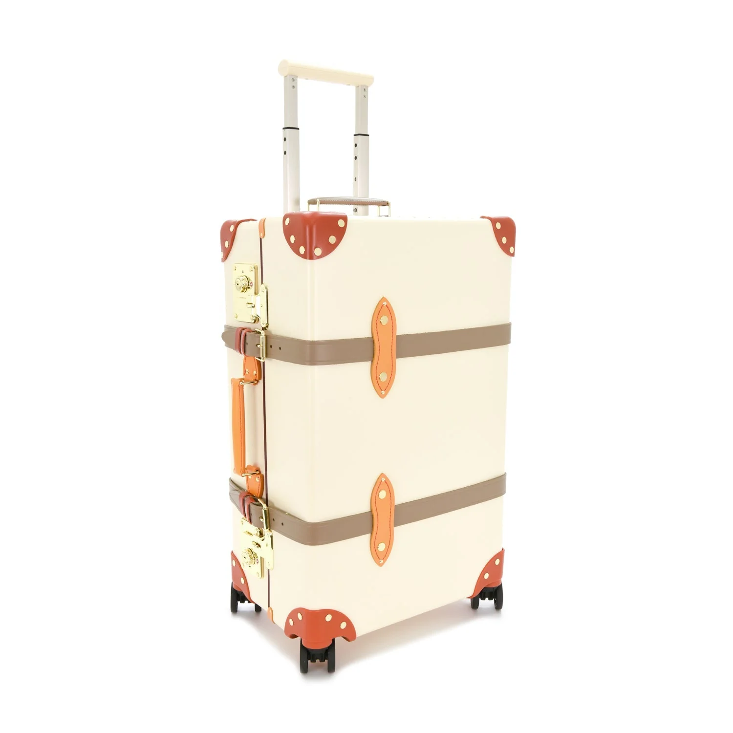 Melrose · Medium Check-In - 4 Wheels | Ivory/Multi/Gold - Image 4