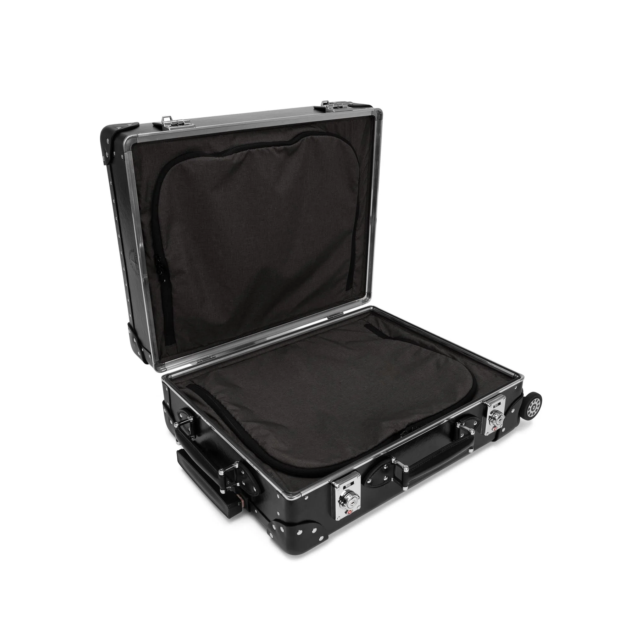 Metropolis · Carry-On - 4 Wheels | Black/Black/Chrome - Image 10