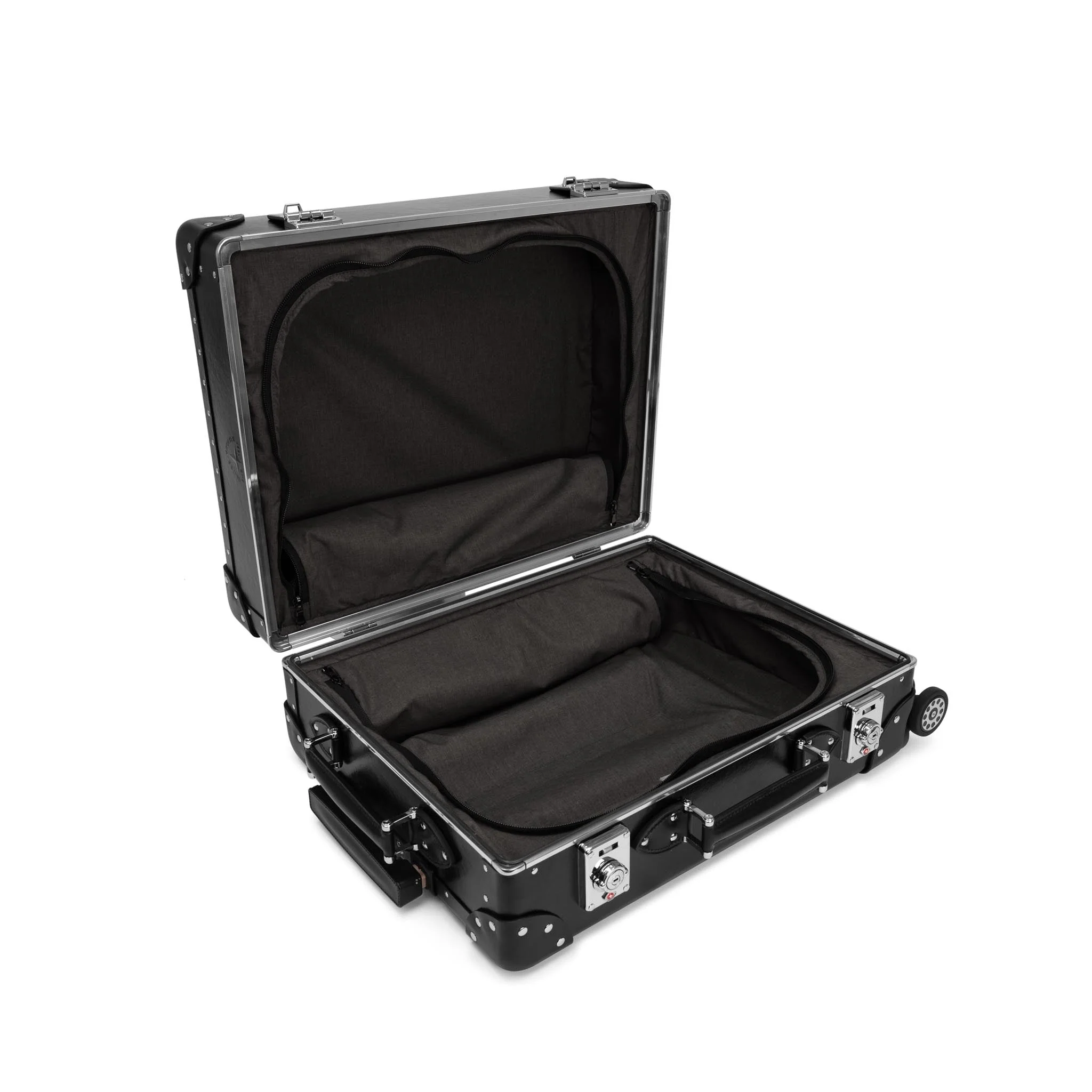 Metropolis · Carry-On - 4 Wheels | Black/Black/Chrome - Image 11