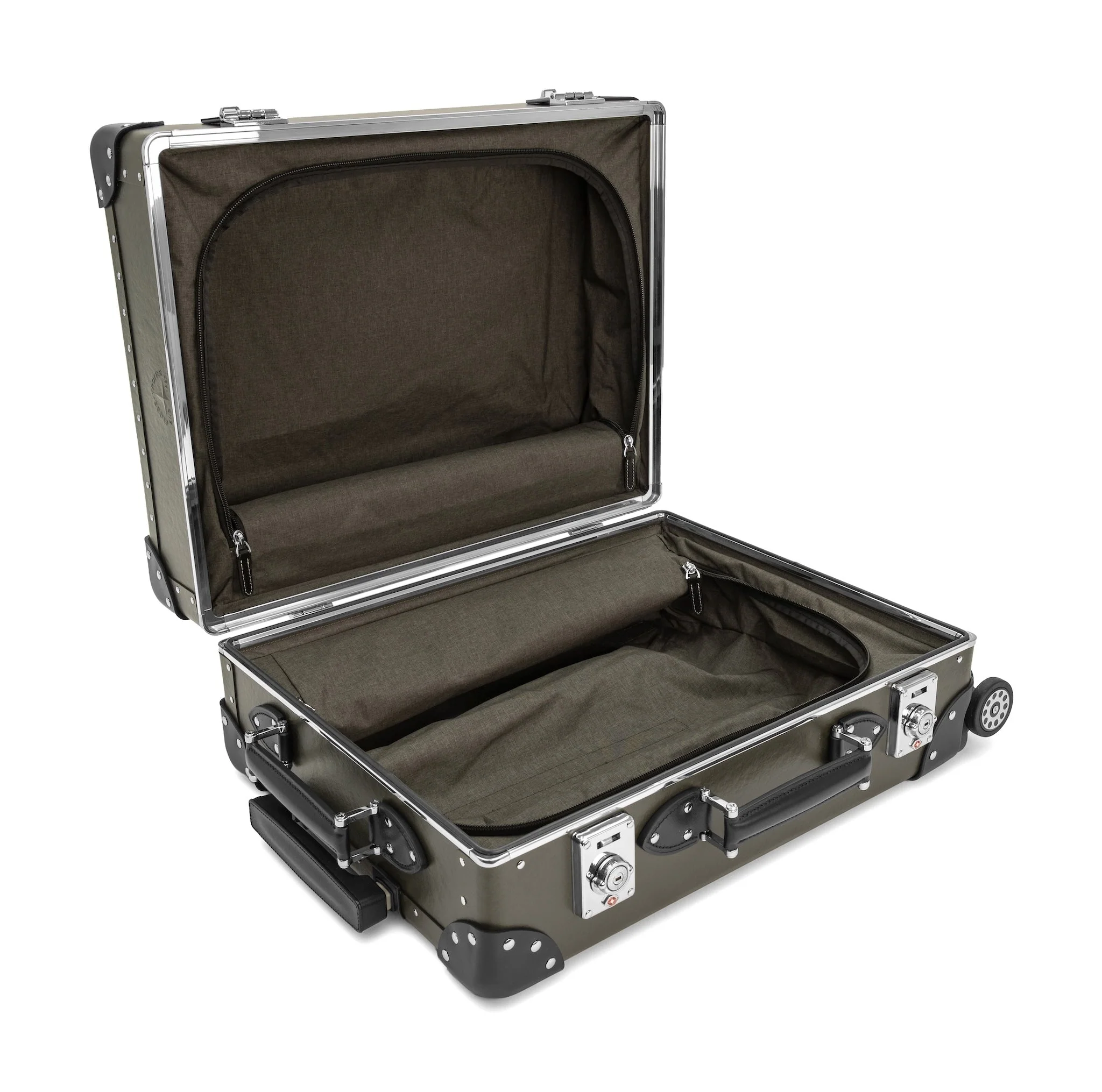 Metropolis · Carry-On - 4 Wheels | Dusk Olive/Black/Chrome - Image 8
