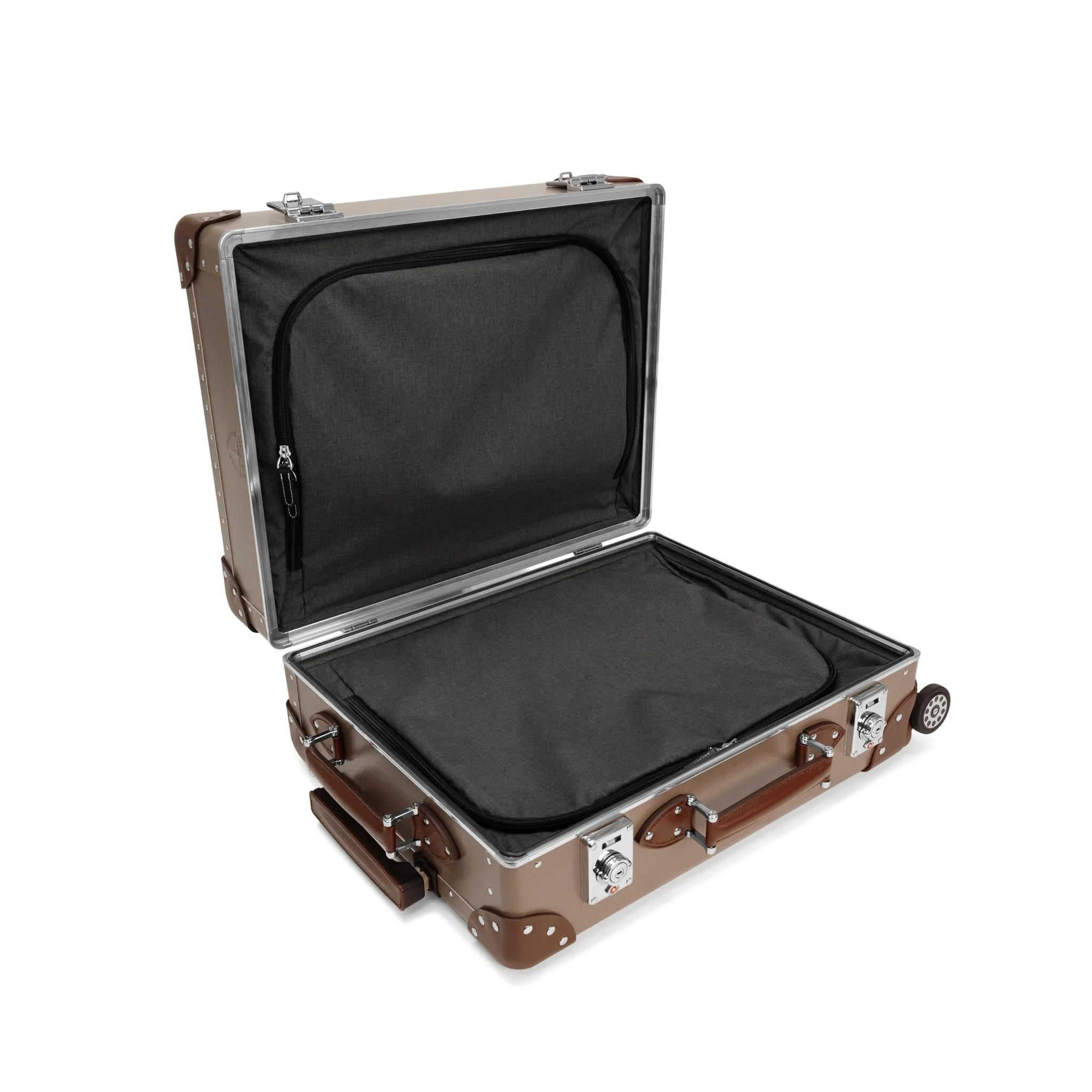 Metropolis · Carry-On - 4 Wheels | Noble Brown/Brown/Chrome - Image 10