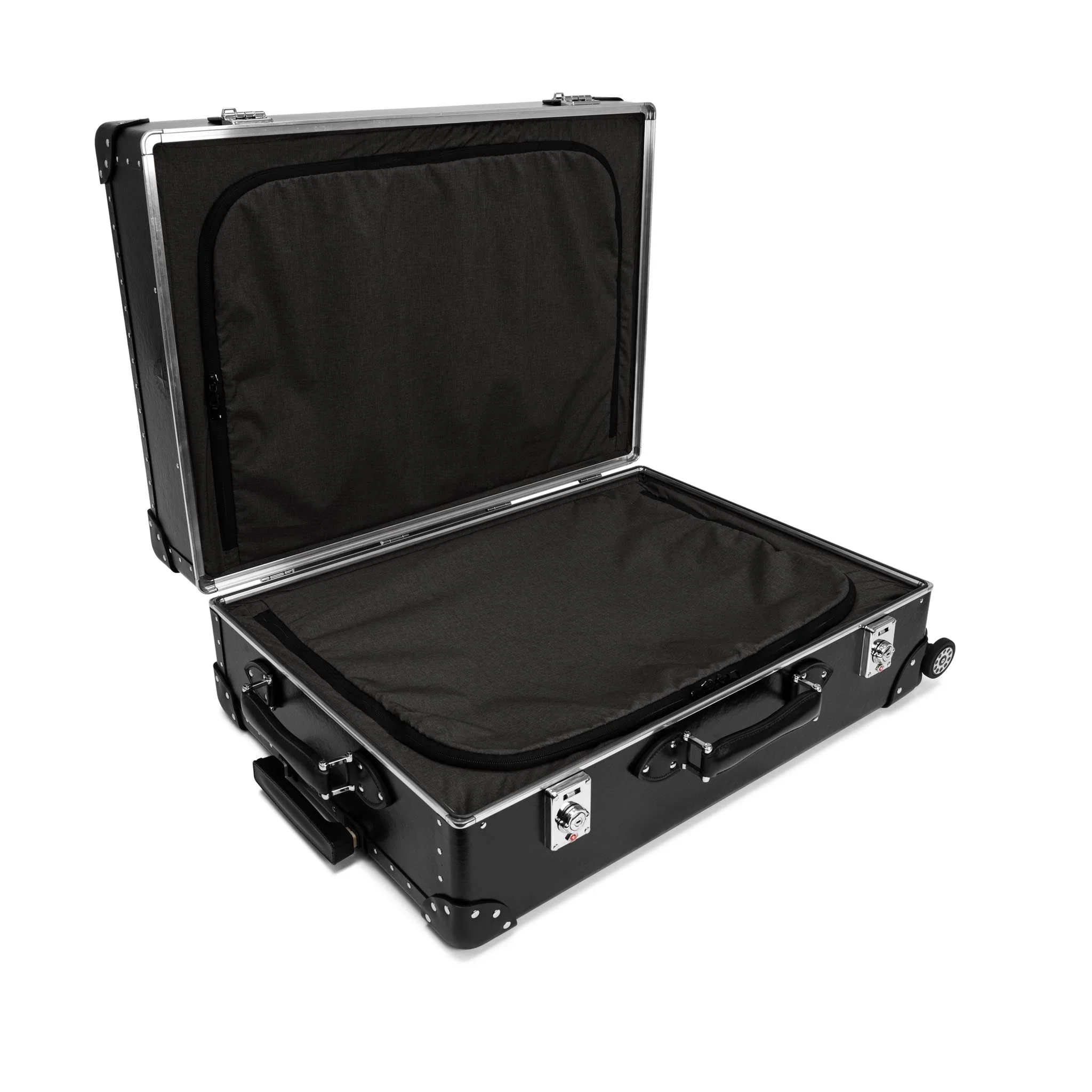 Metropolis · Large Check-In - 4 Wheels | Black/Black/Chrome - Image 11