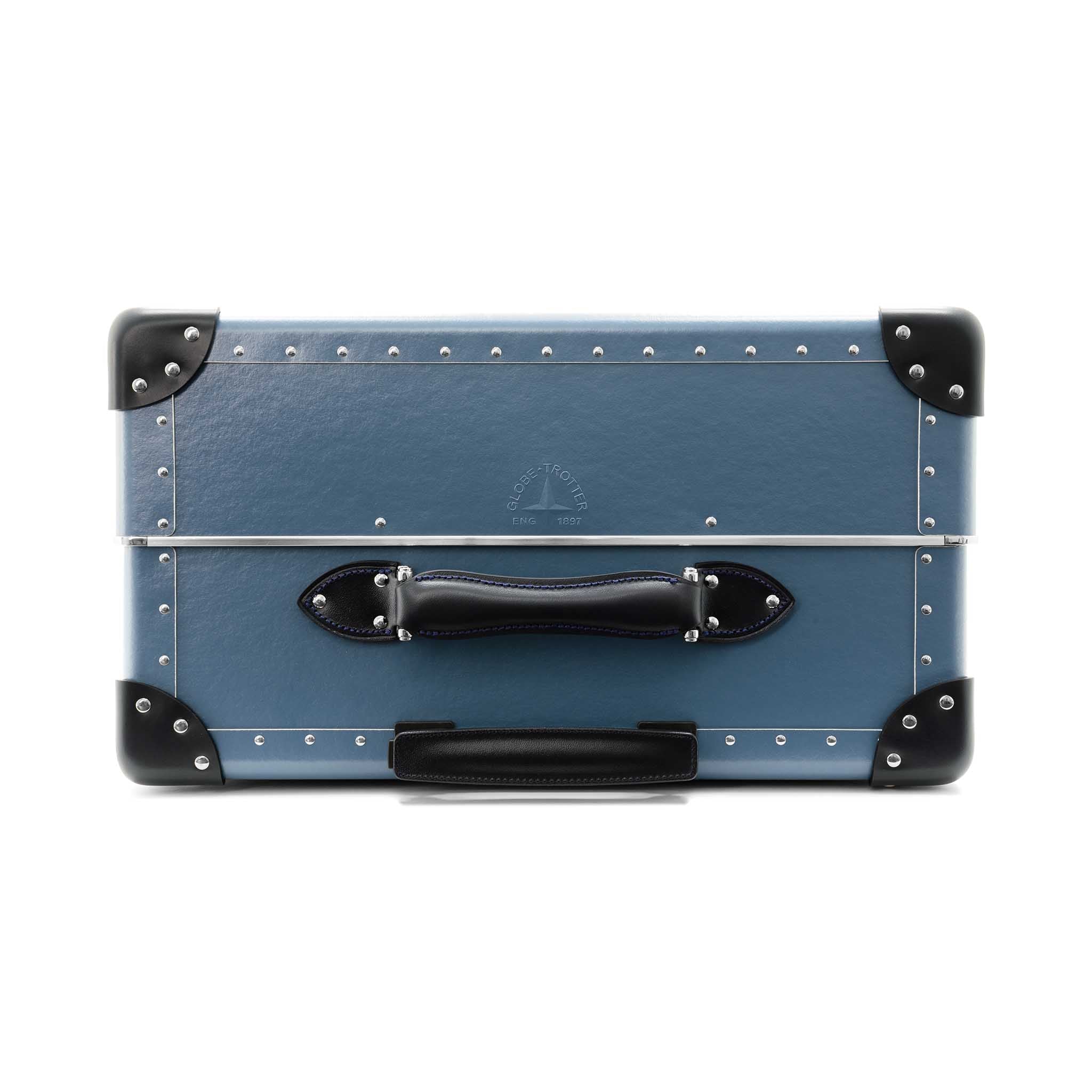 Metropolis · Large Check-In - 4 Wheels | Fog Blue/Navy/Chrome - Image 6