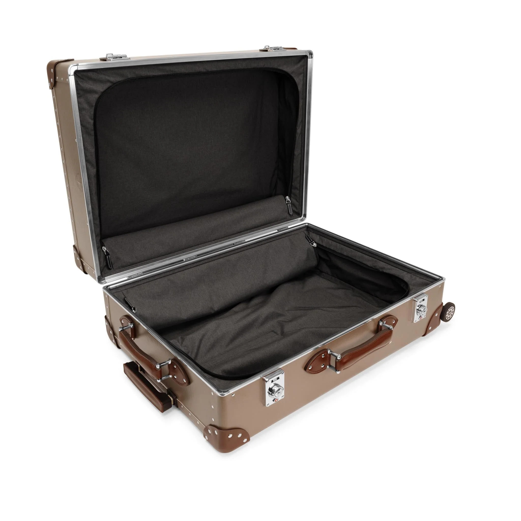 Metropolis · Large Check-In - 4 Wheels | Noble Brown/Brown/Chrome - Image 11
