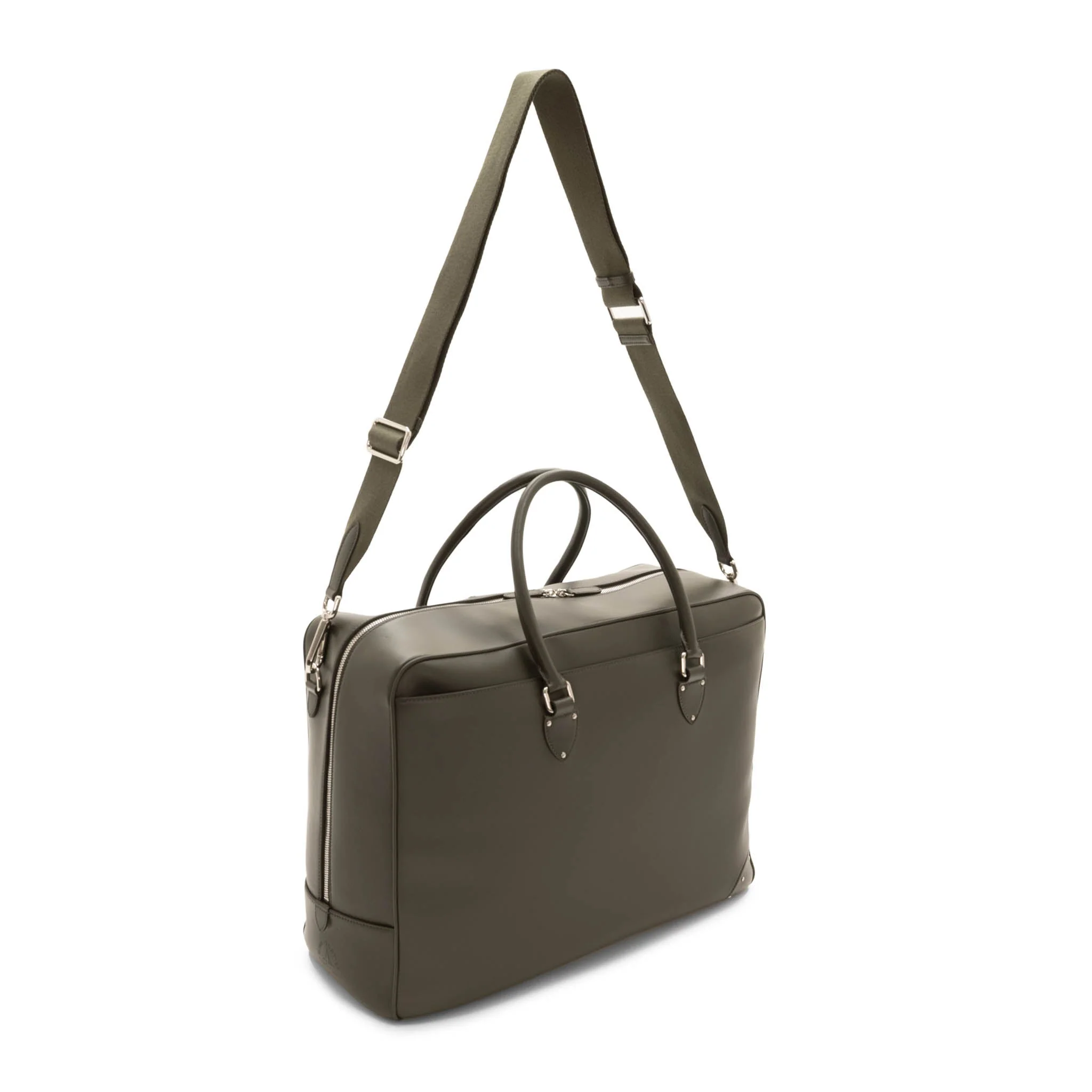 Metropolis · Weekend Bag | Olive/Chrome - Image 5