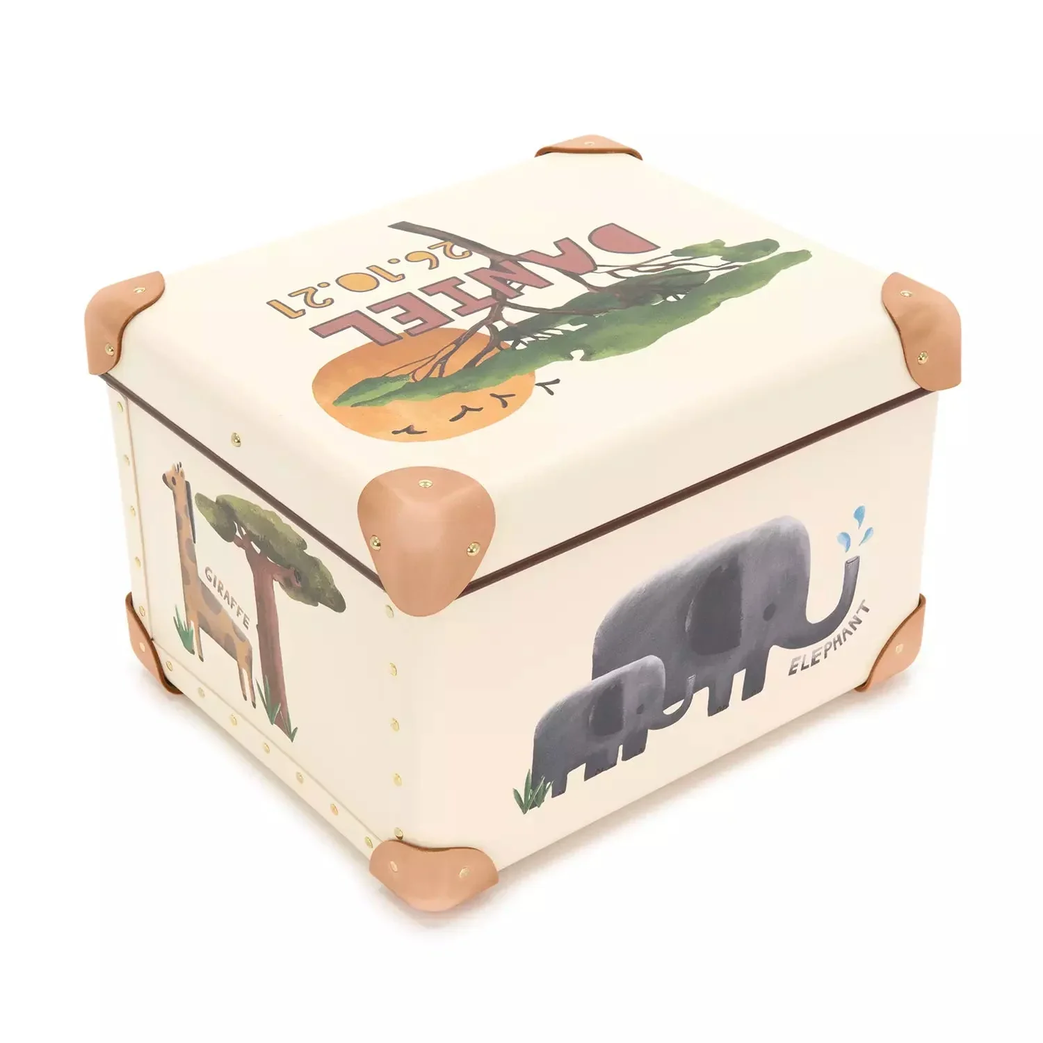 Occasions · Custom Children's Keepsake Box | Safari - Ivory/Natural - Image 10