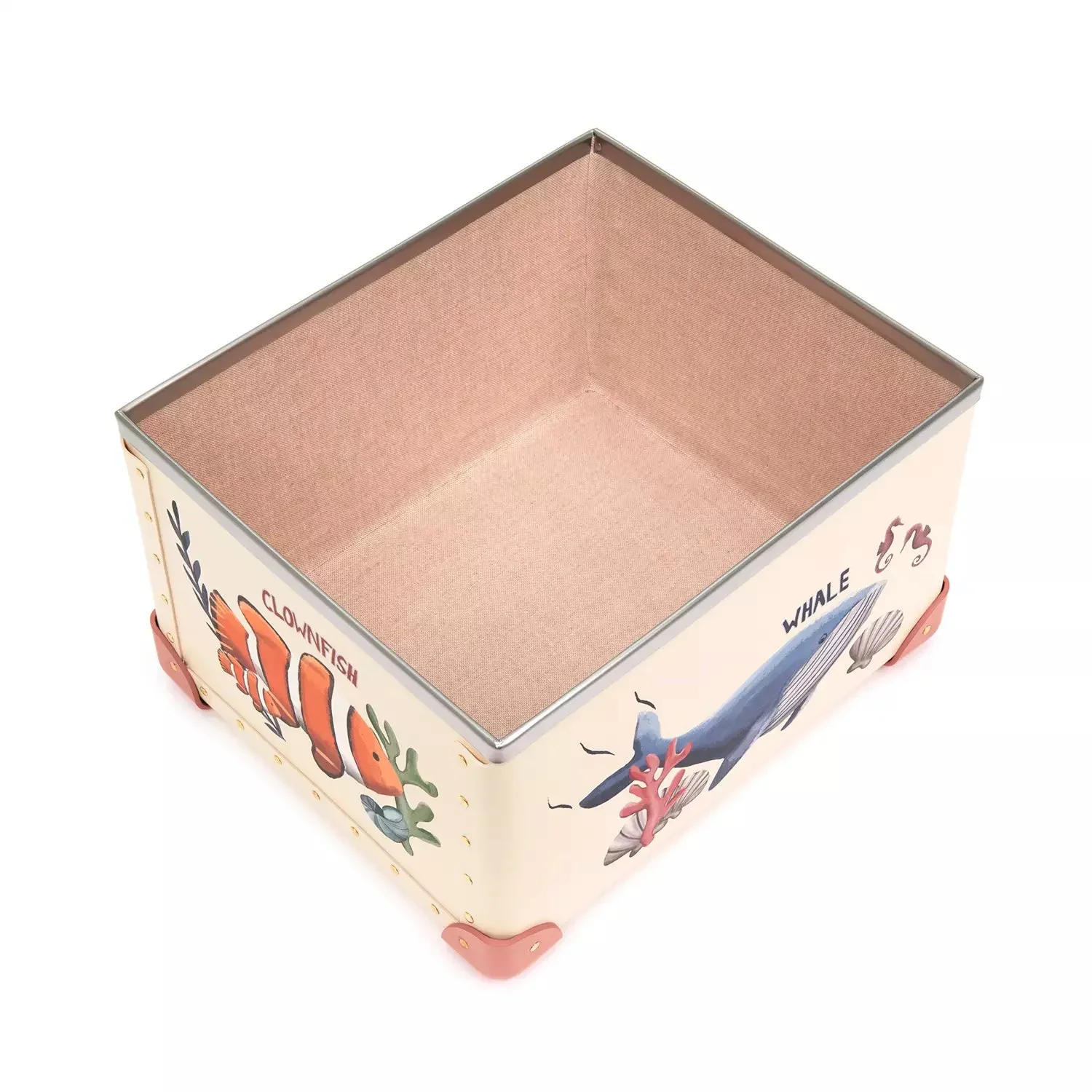 Occasions · Custom Children's Keepsake Box | Sea Life - Ivory/Desert Rose - Image 3