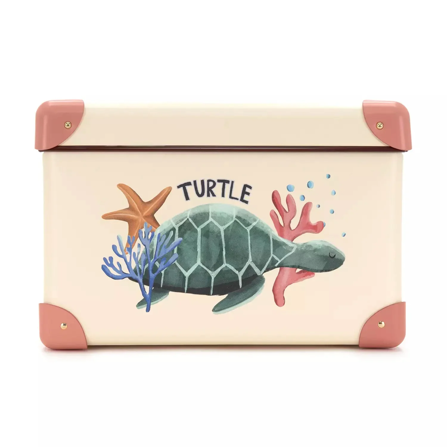 Occasions · Custom Children's Keepsake Box | Sea Life - Ivory/Desert Rose - Image 7