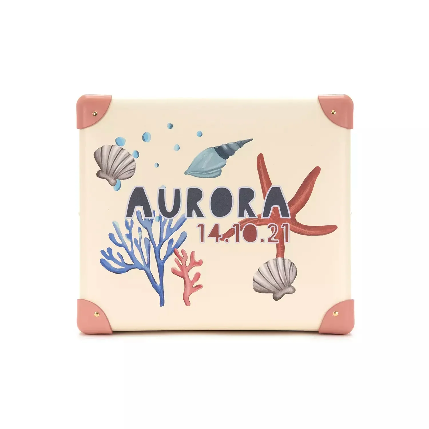 Occasions · Custom Children's Keepsake Box | Sea Life - Ivory/Desert Rose - Image 8